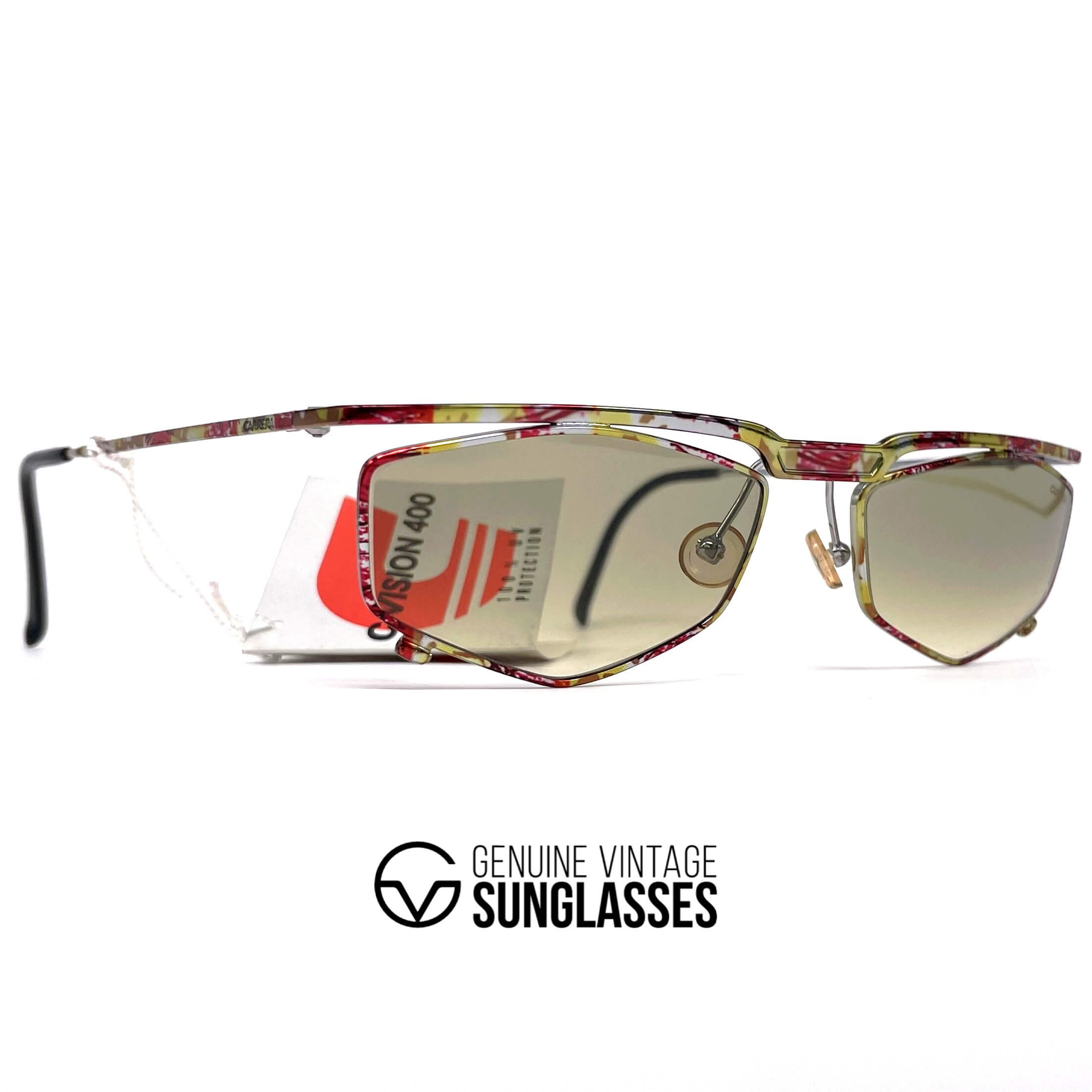 Vintage CARRERA 5546 "C-Vision 400" metal designer sunglasses