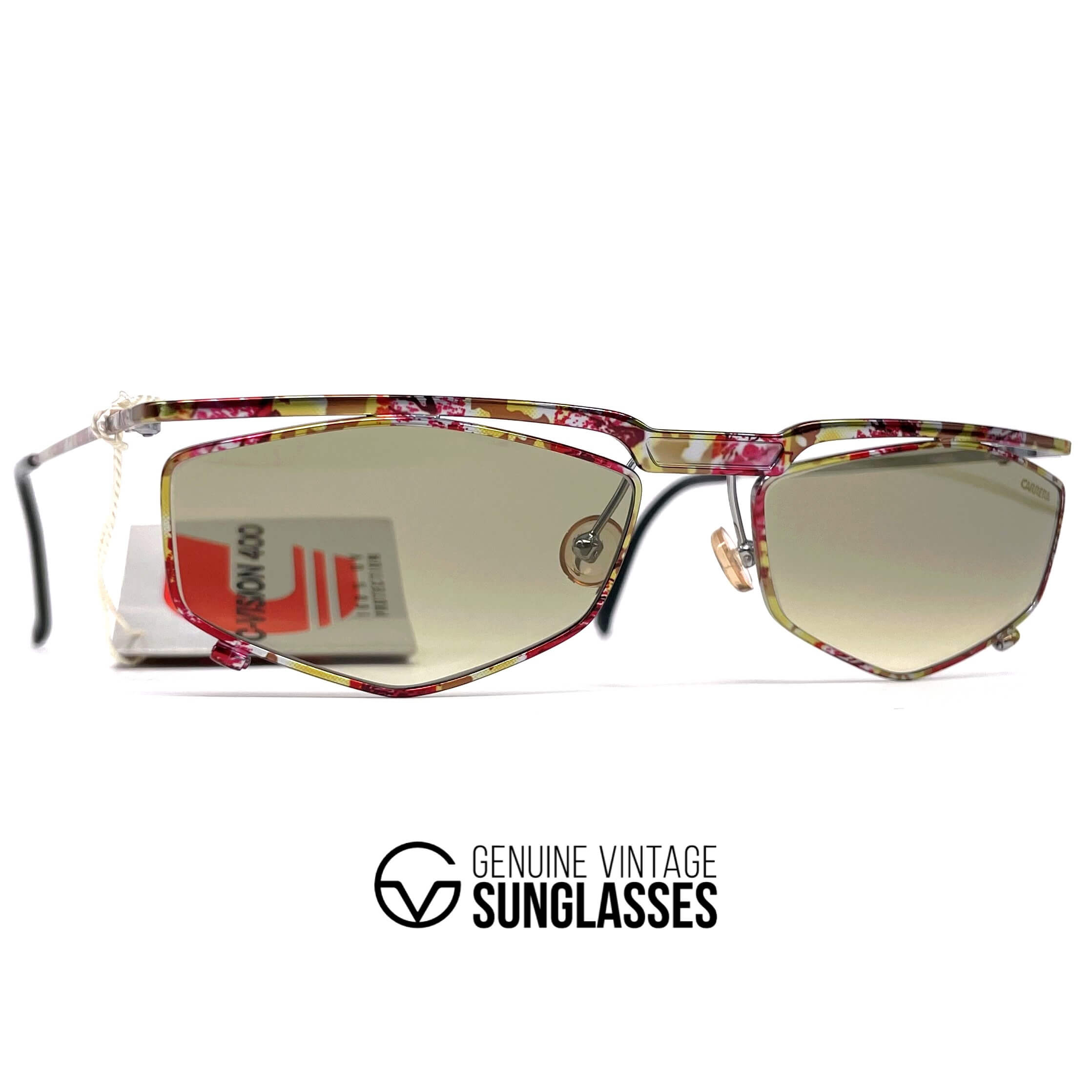Vintage CARRERA 5546 "C-Vision 400" metal designer sunglasses