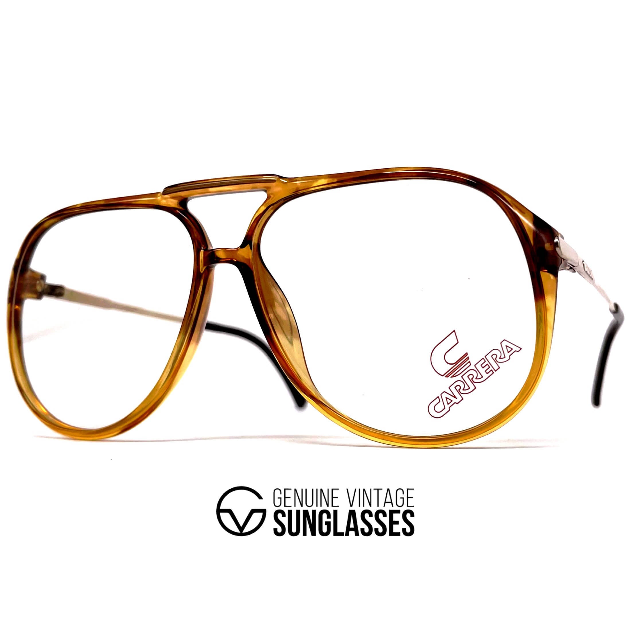 Vintage CARRERA 5321 tortoise crystal glasses frames
