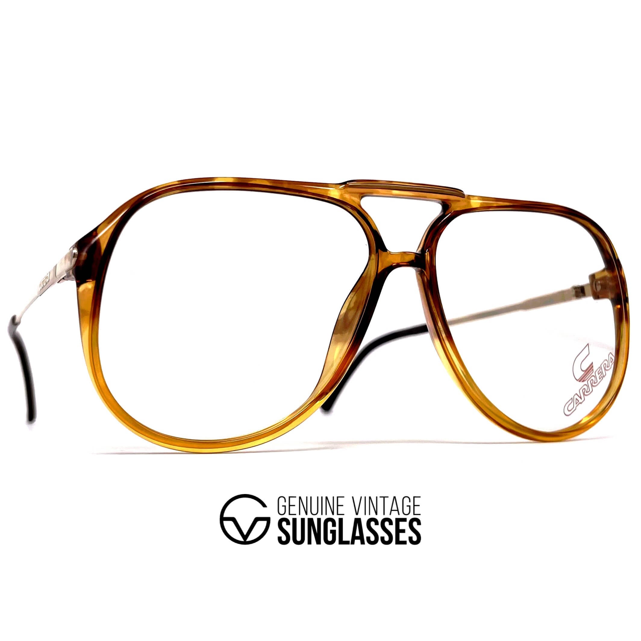 Vintage CARRERA 5321 tortoise crystal glasses frames