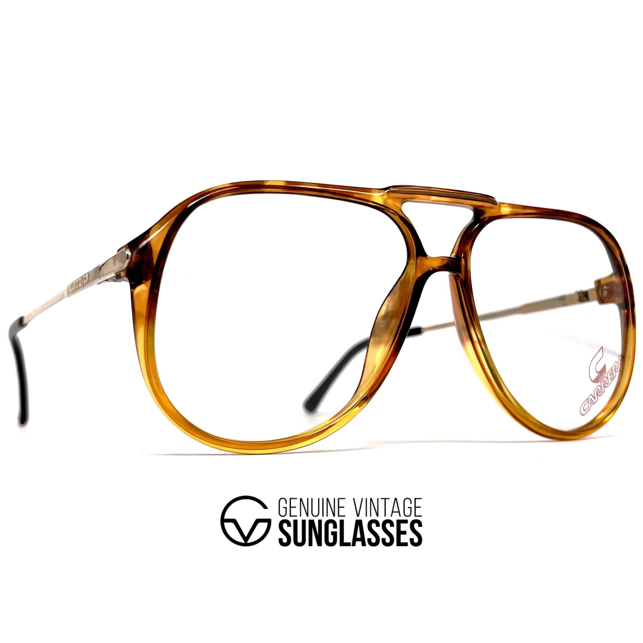 Vintage CARRERA 5321 tortoise crystal glasses frames
