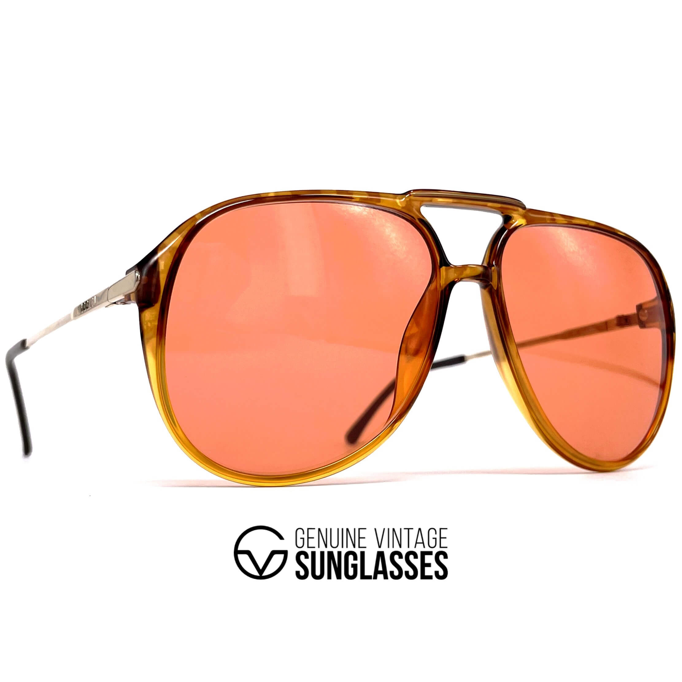 Vintage CARRERA 5321 orange tortoise shell sunglasses