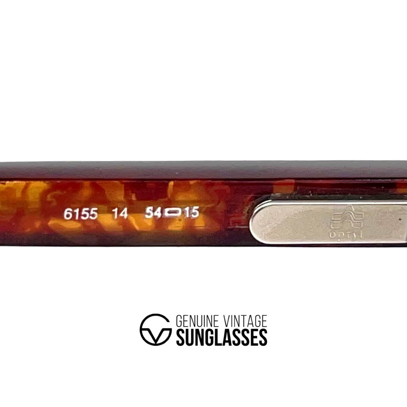 Vintage DUNHILL 6155 rare dark havana aviator sunglasses