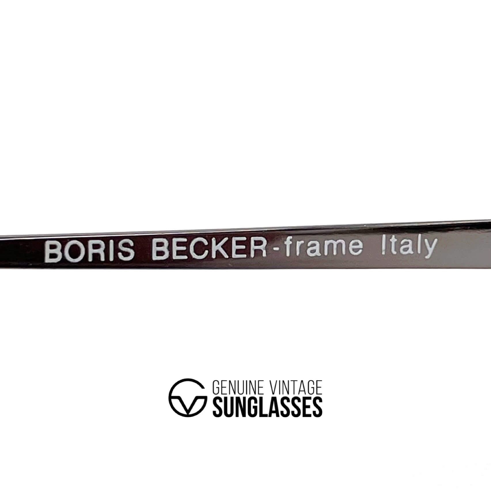 Vintage BORIS BECKER 4804C rare aviator sunglasses