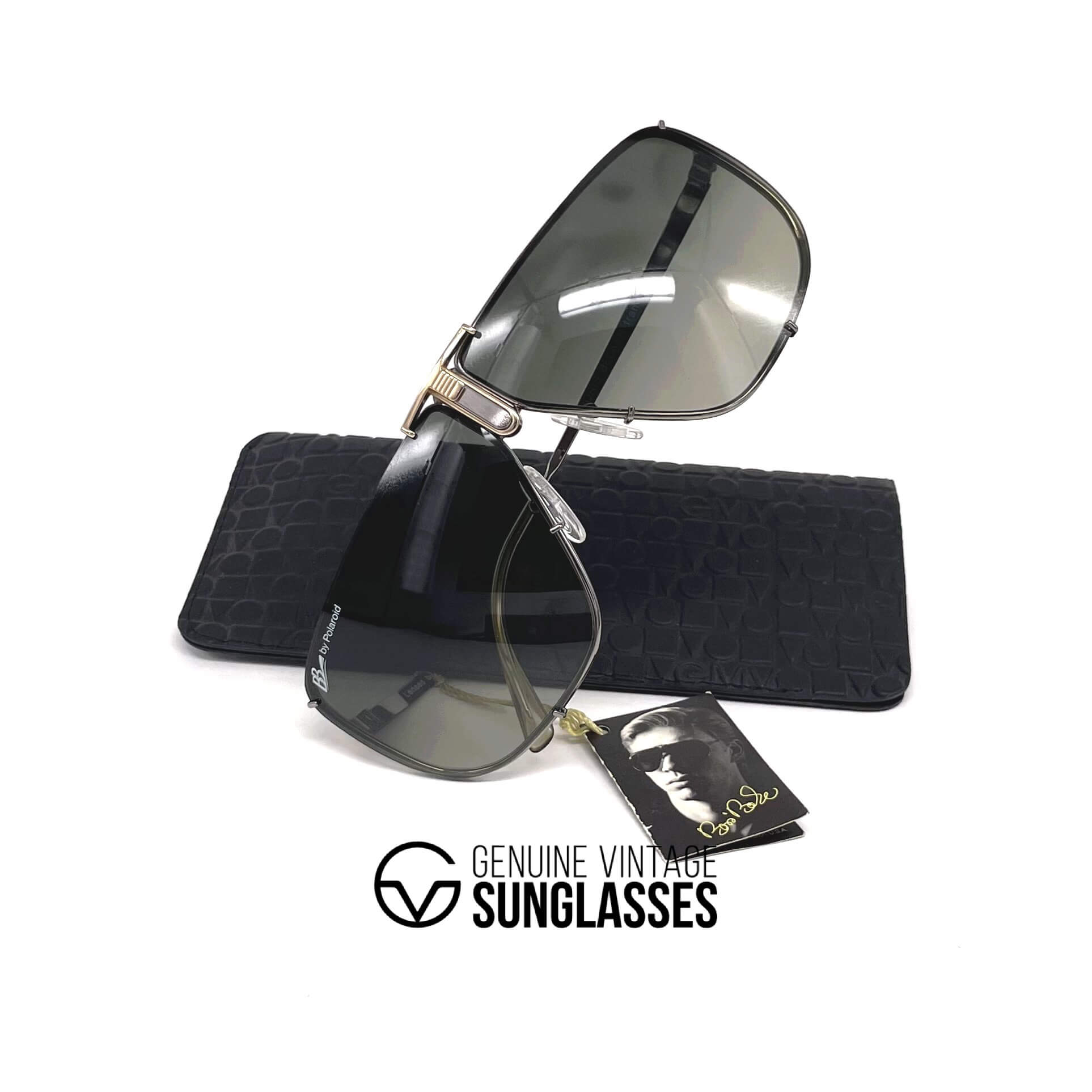 Vintage BORIS BECKER 4804C rare aviator sunglasses