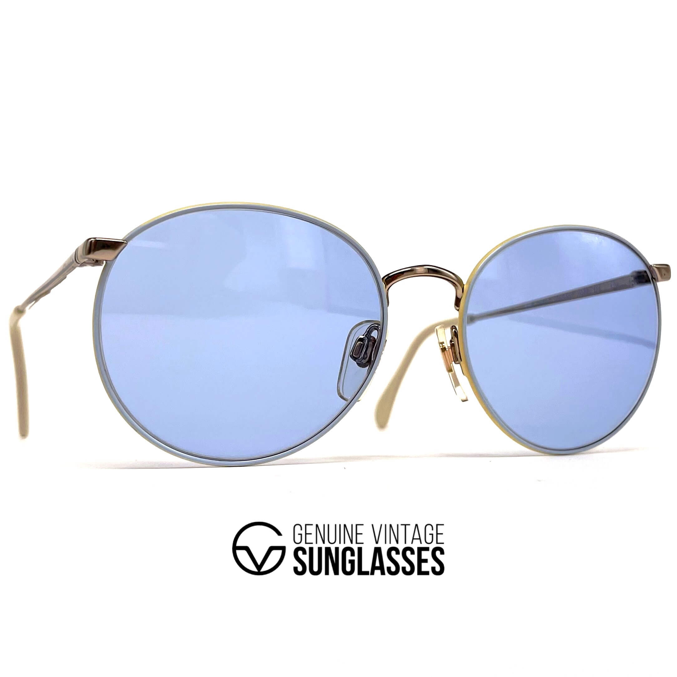 Vintage METZLER 0880 En Vogue designer round sunglasses
