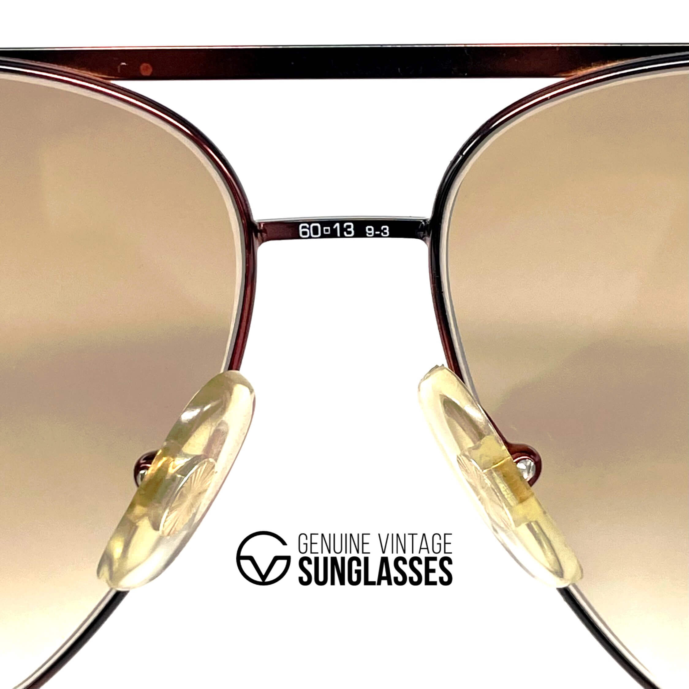 Vintage FERRARI F41 aviator black gold sunglasses