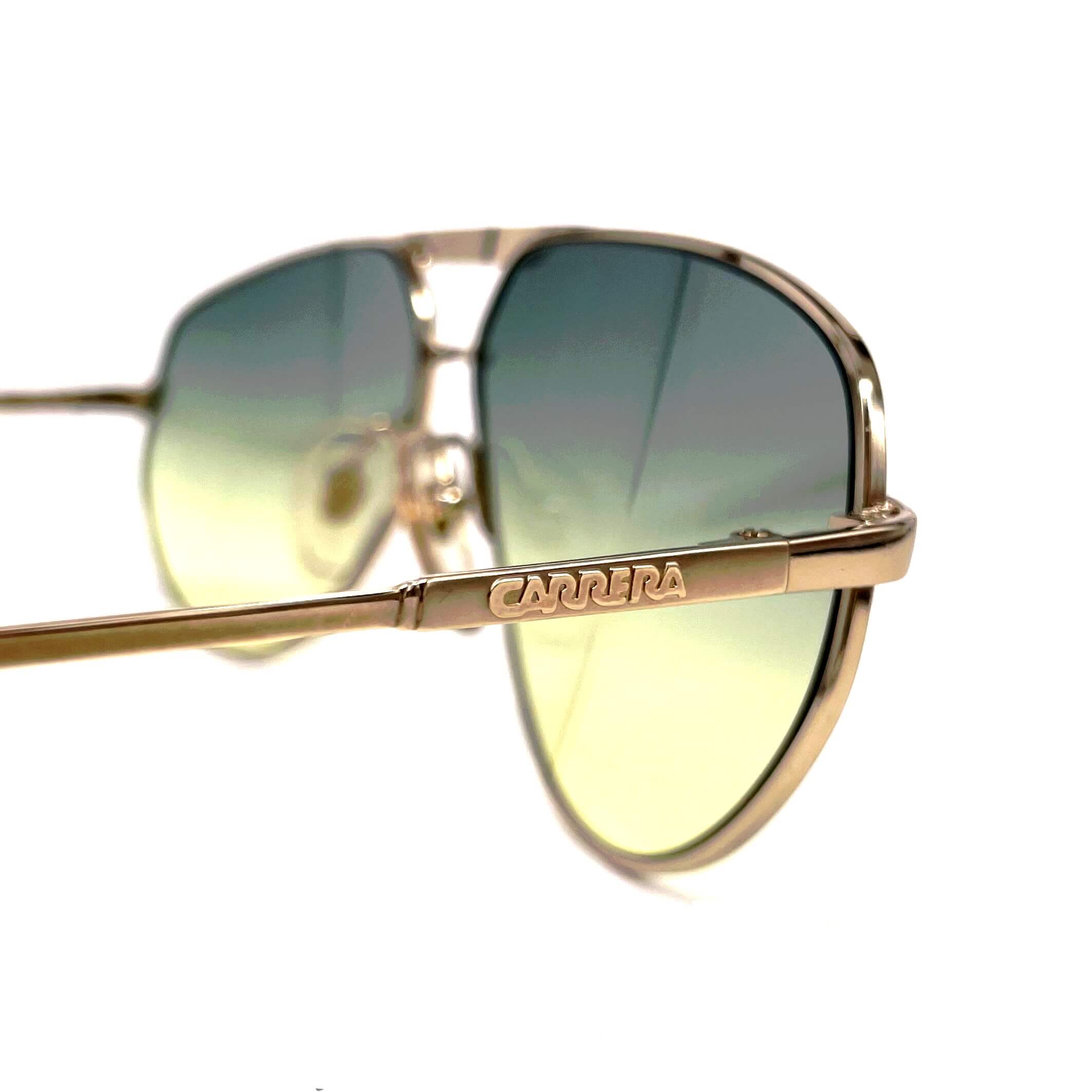 Vintage CARRERA 5322 yellow green aviator sunglasses