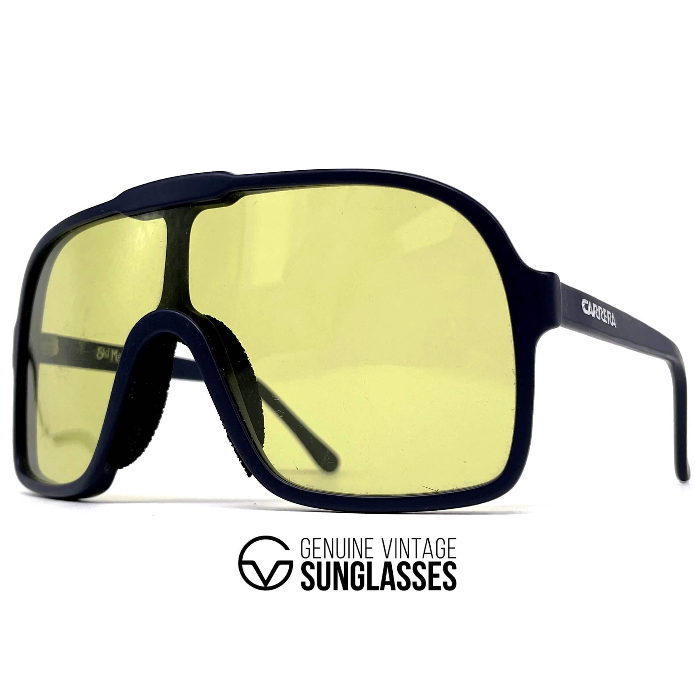 Vintage CARRERA 5530 Ski Man rare blue sports sunglasses