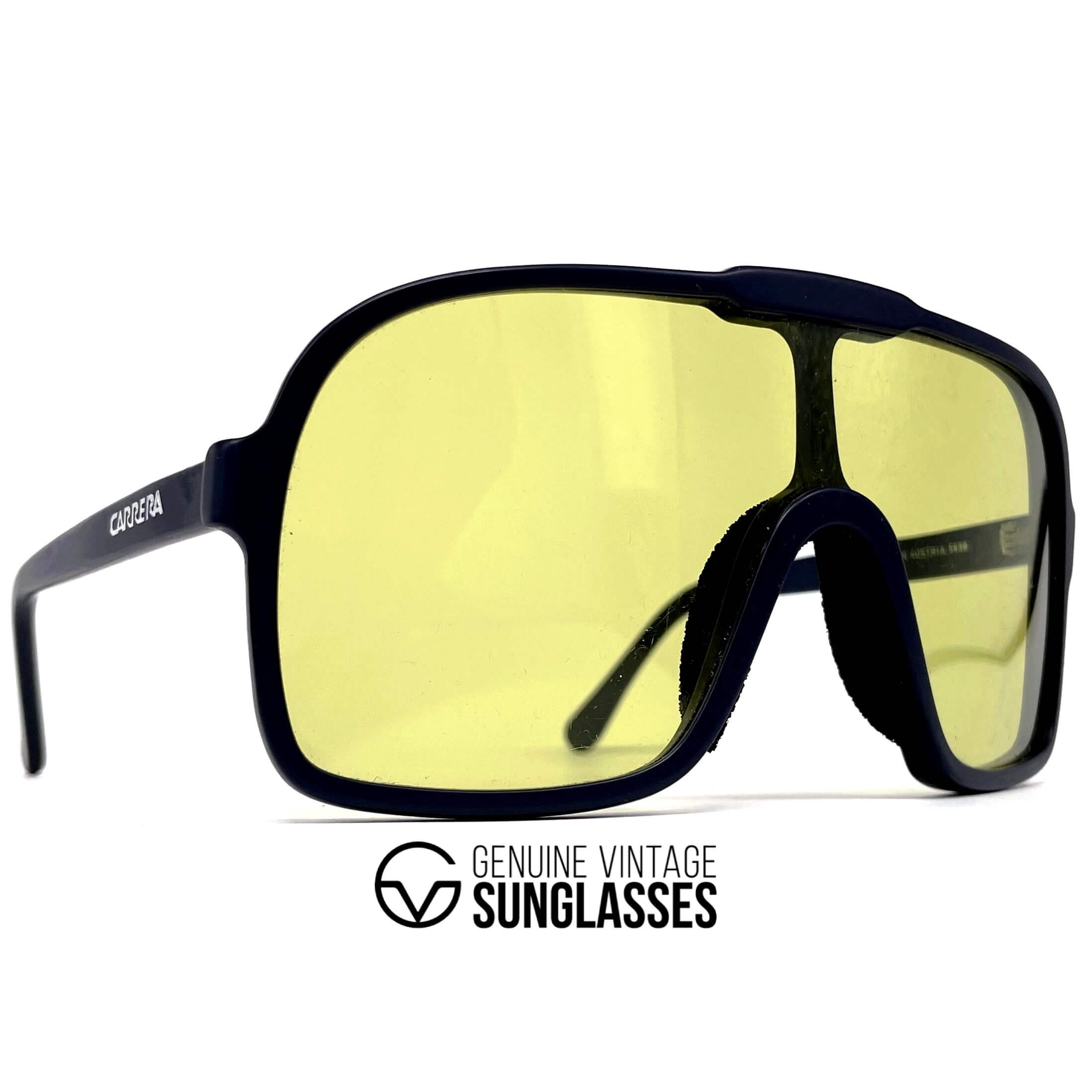 Vintage CARRERA 5530 Ski Man rare blue sports sunglasses