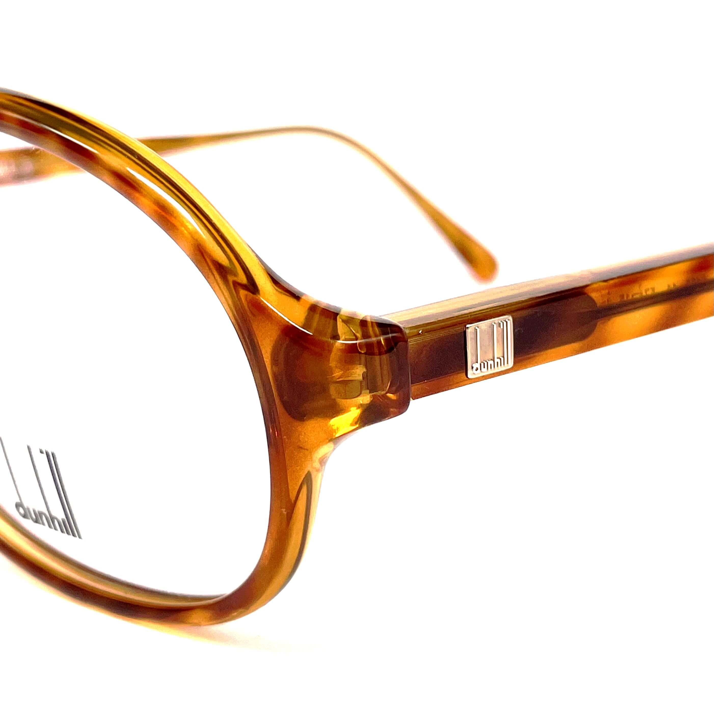 Vintage DUNHILL 6155 rare tortoise shell aviator glasses frames
