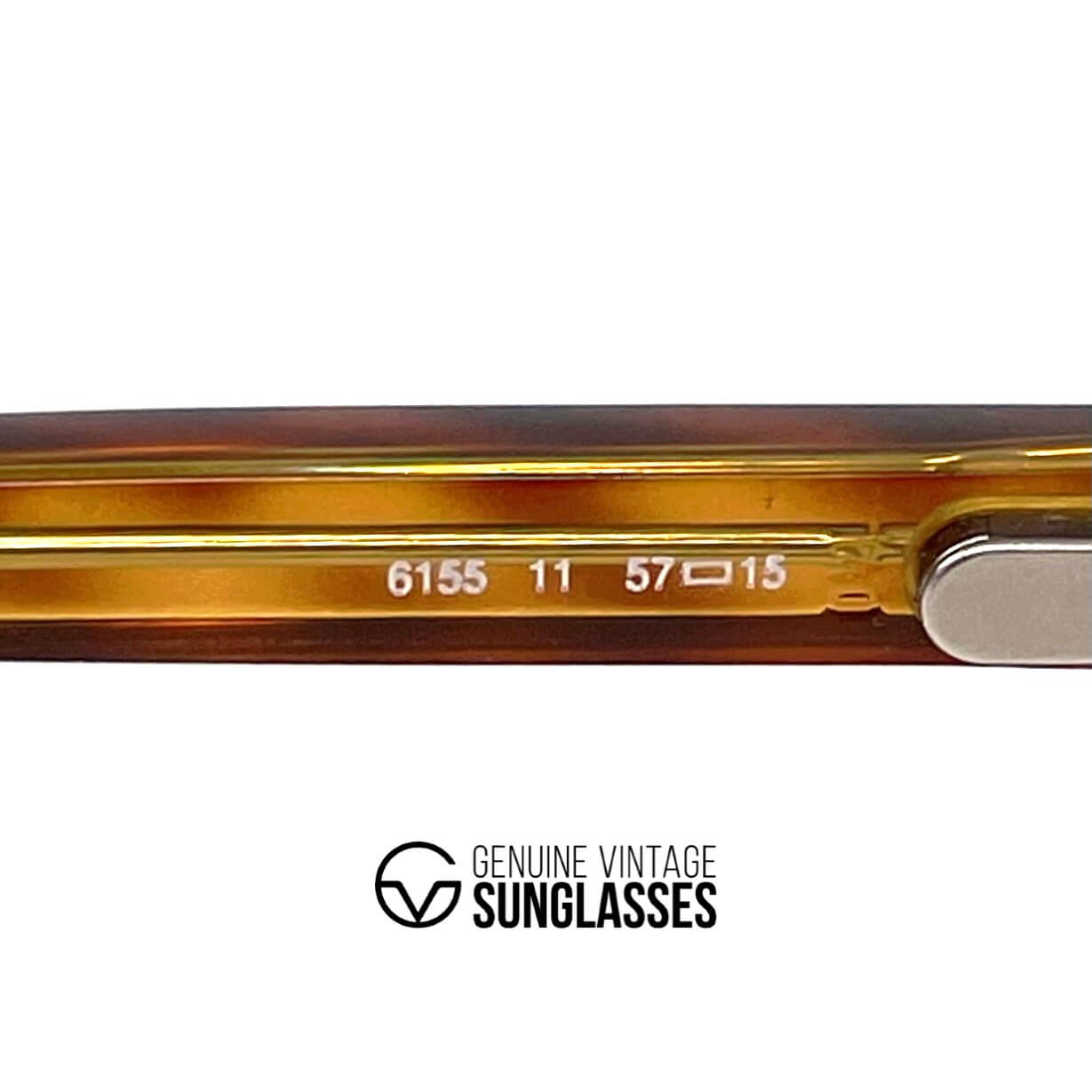 Vintage DUNHILL 6155 rare tortoise shell aviator glasses frames