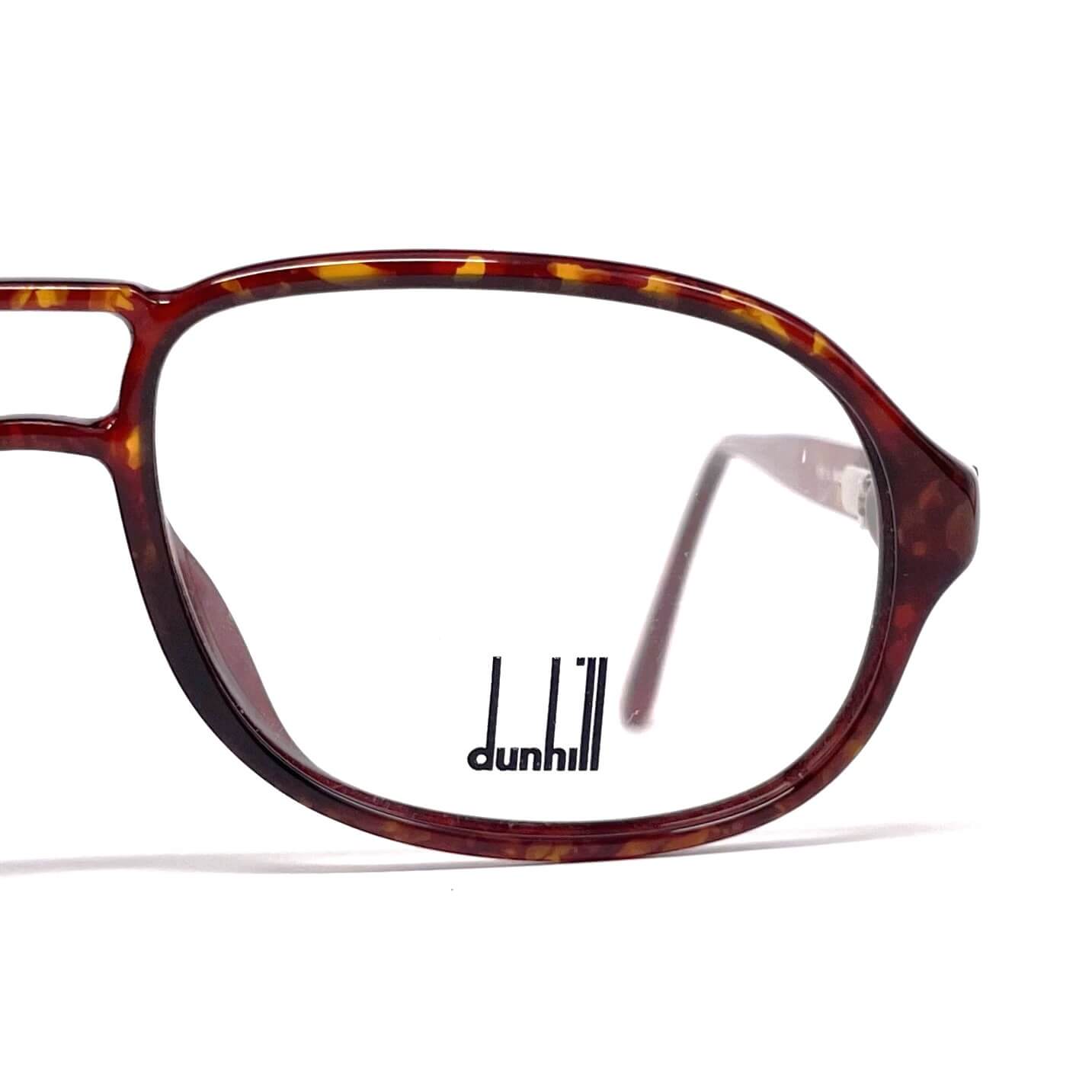 Vintage DUNHILL 6155 rare dark havana aviator glasses frames