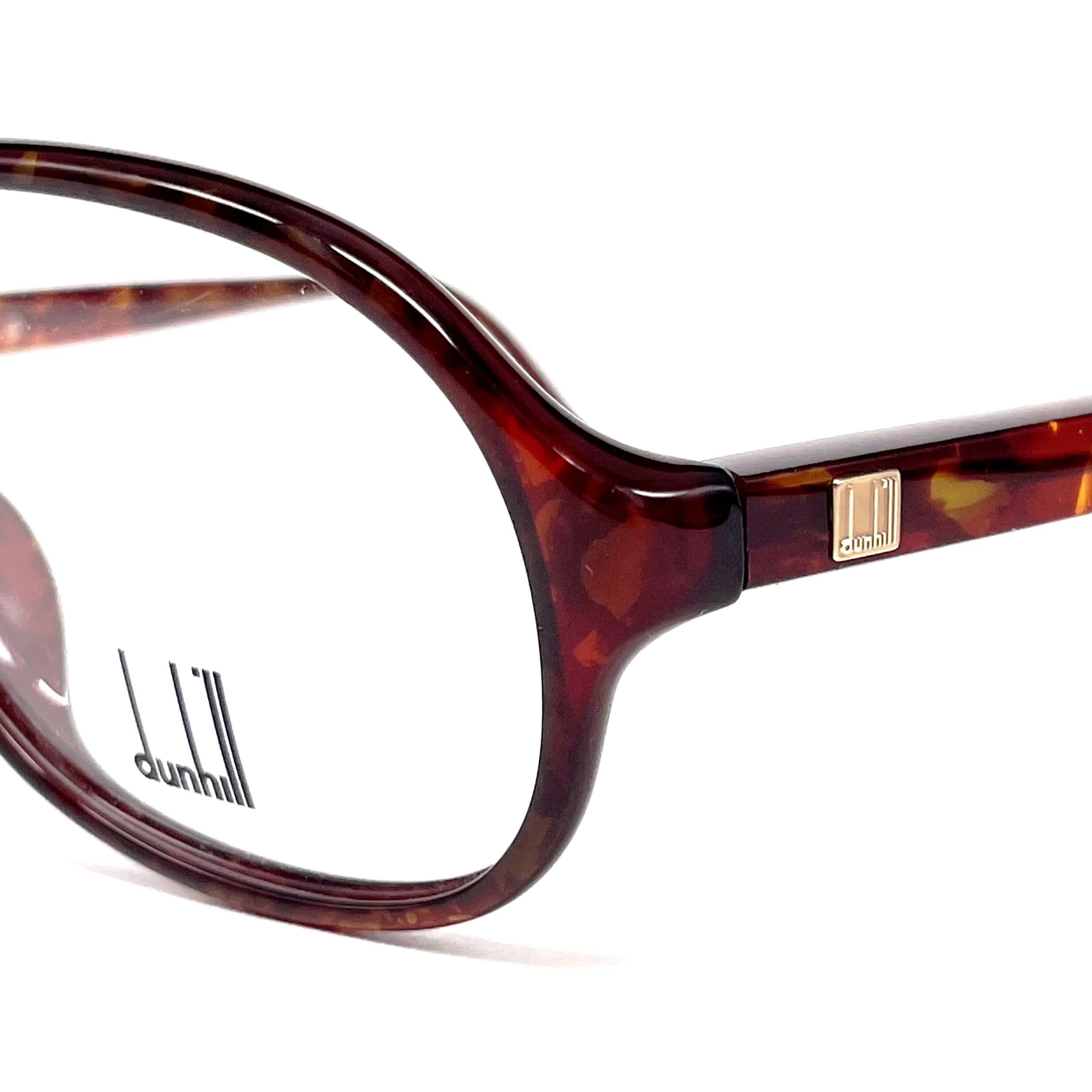 Vintage DUNHILL 6155 rare dark havana aviator glasses frames