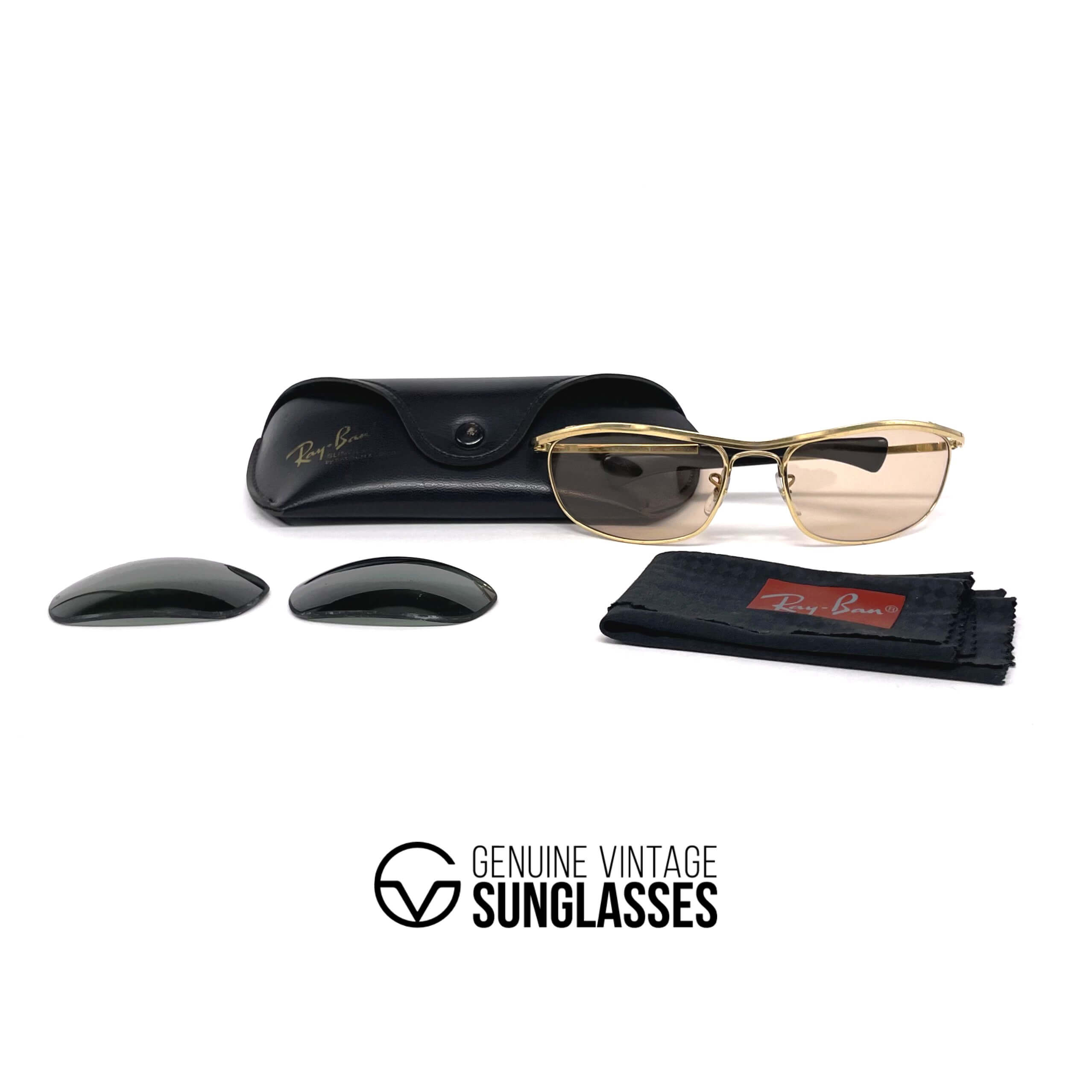 Vintage RAY-BAN Olympian I DLX Easy Rider CUSTOM MADE gold Sonnenbrille