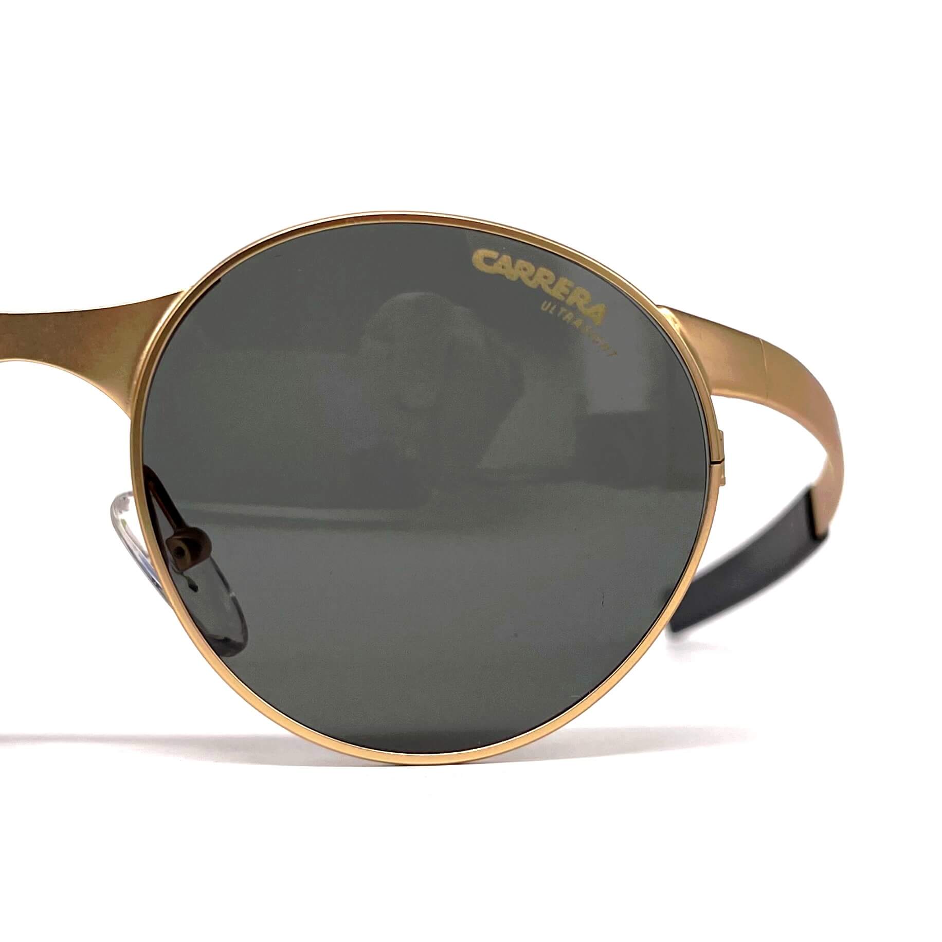 Vintage CARRERA 4821 "Ultrasight" rare round gold sunglasses