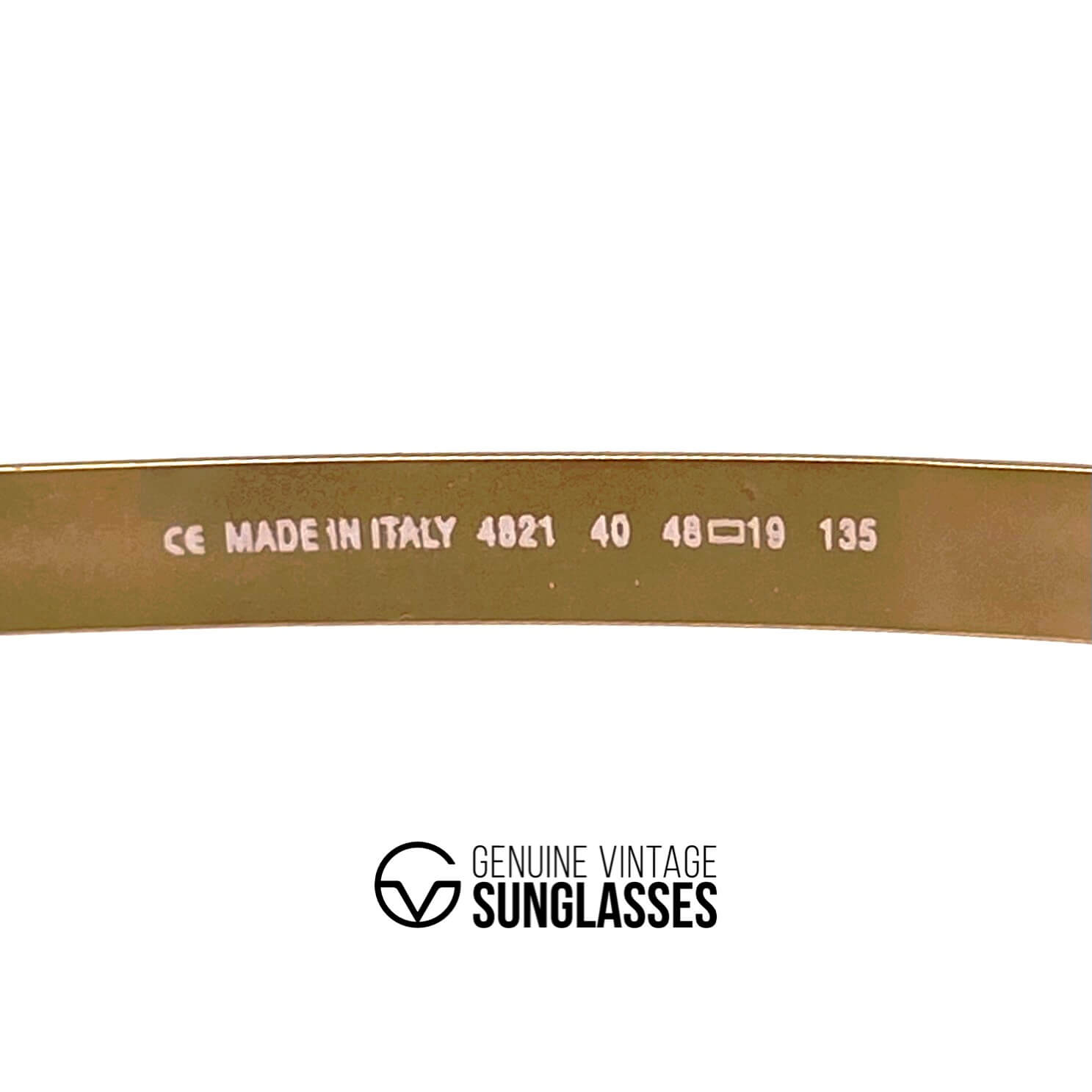 Vintage CARRERA 4821 "Ultrasight" rare round gold sunglasses