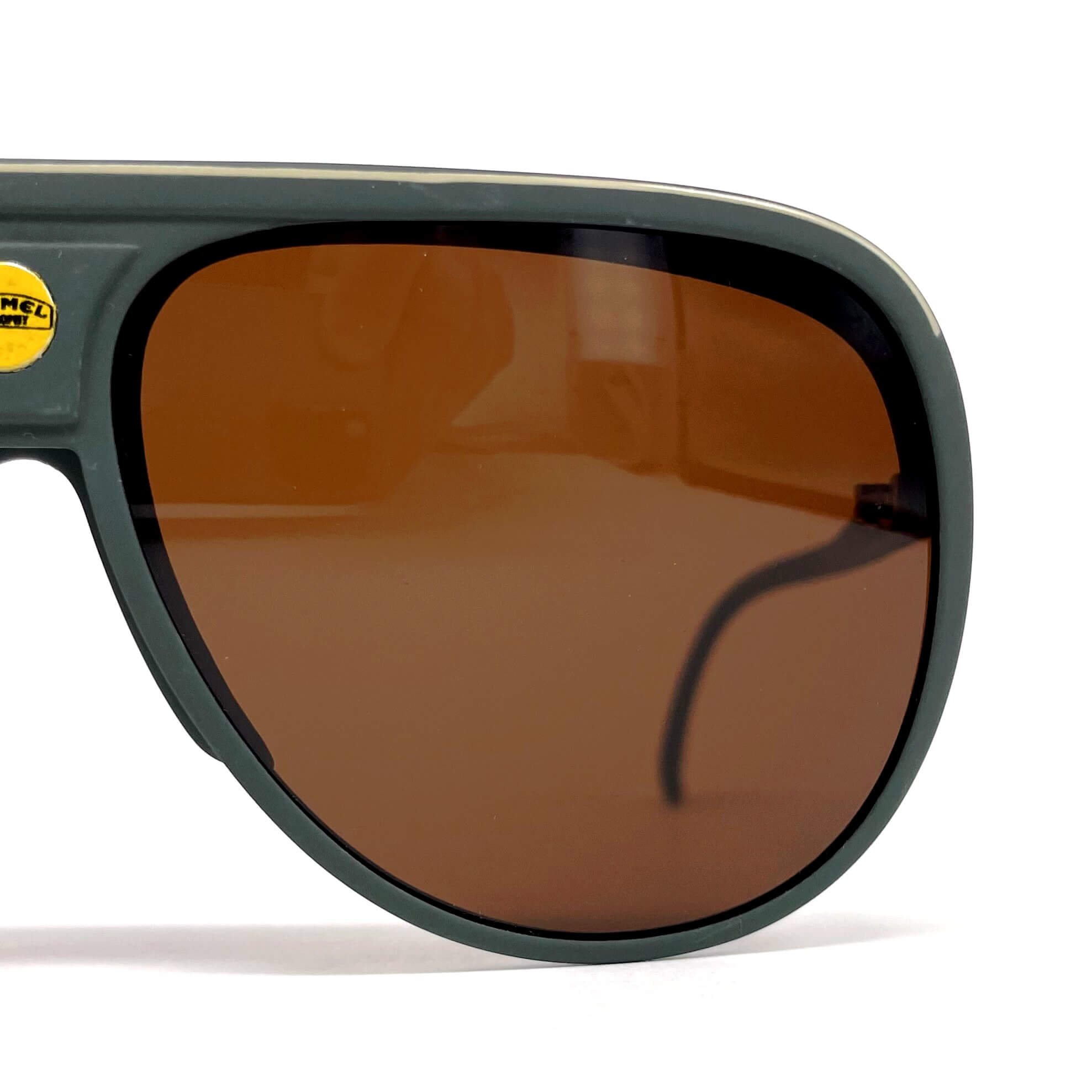 Vintage CAMEL Trophy Clip grey sunglasses