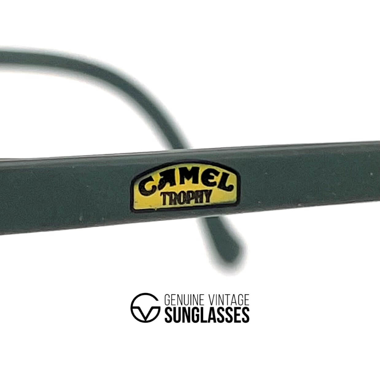 Vintage CAMEL Trophy Clip grey sunglasses