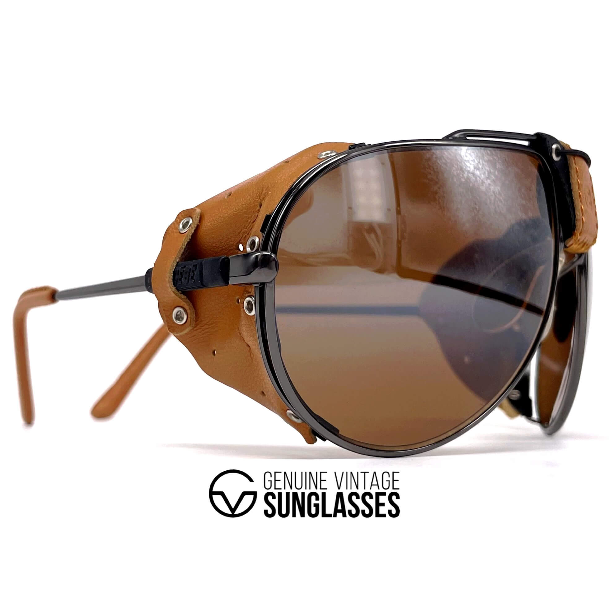 Vintage CEBE Dakar rare metal glacier sunglasses