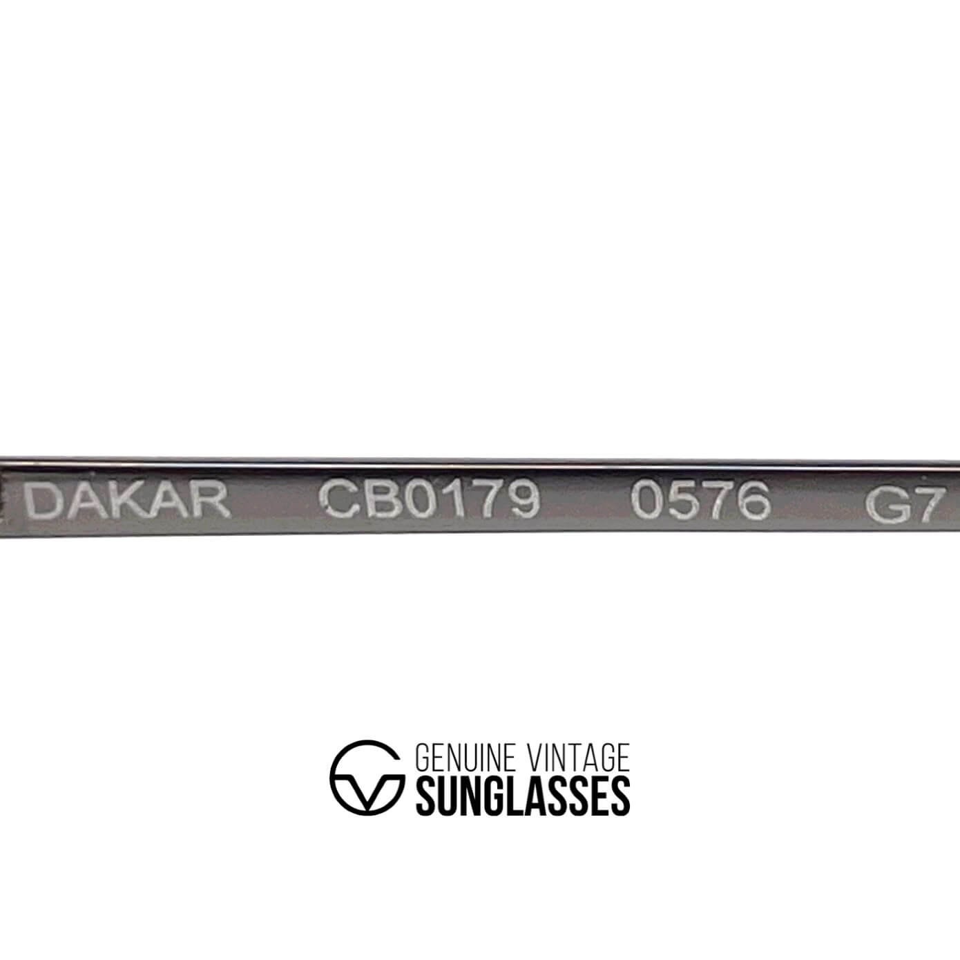 Vintage CEBE Dakar rare metal glacier sunglasses