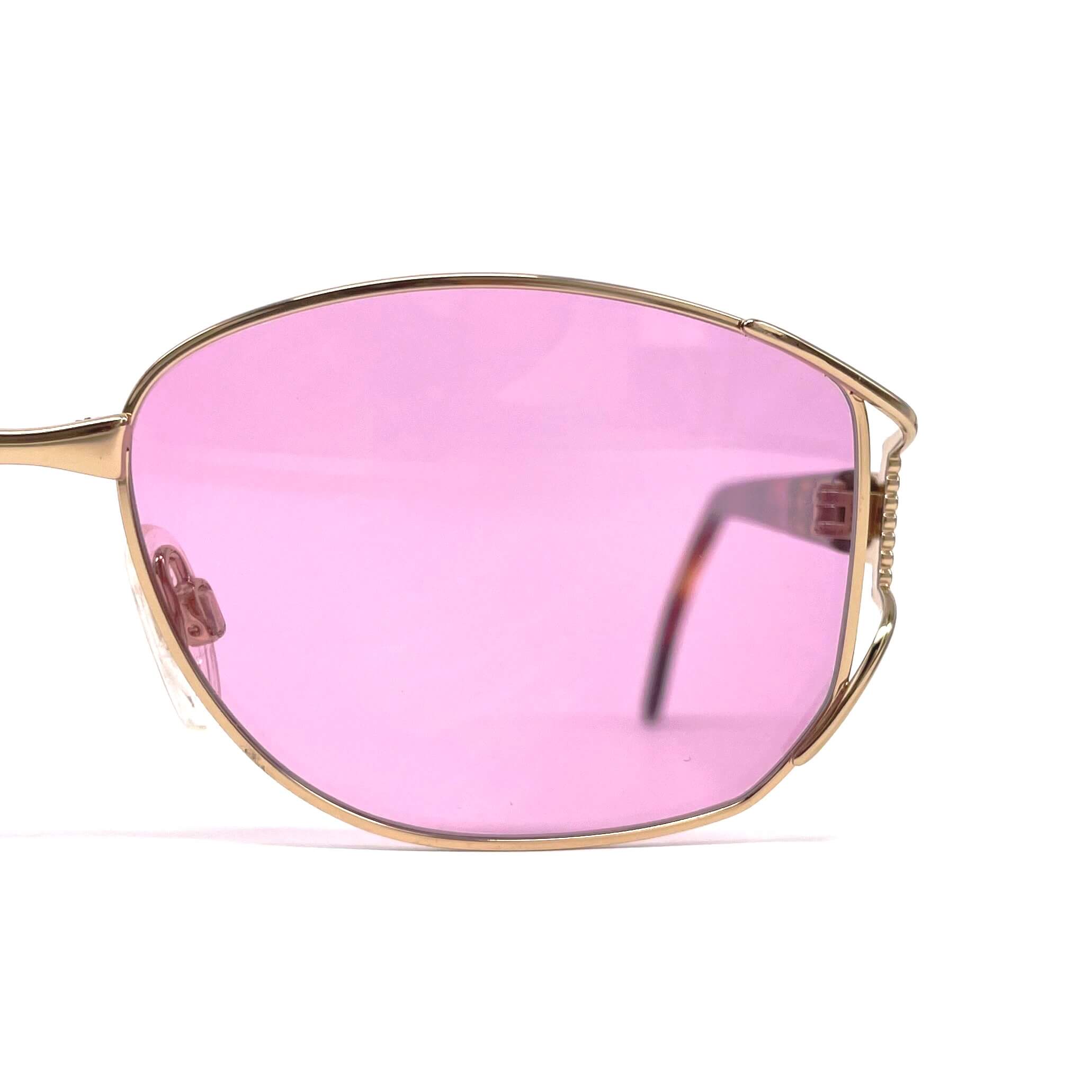 Vintage YVES SAINT LAURENT 4028 gold sunglasses