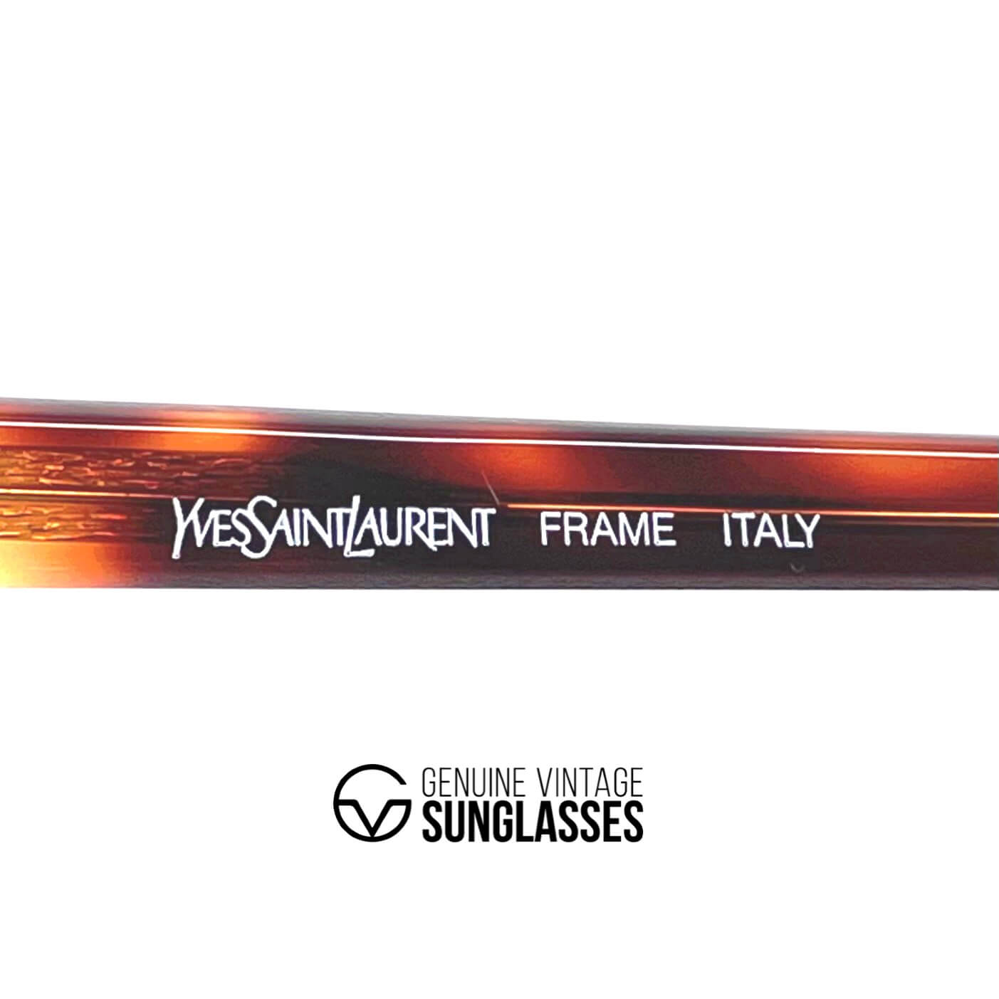 Vintage YVES SAINT LAURENT 4028 gold sunglasses
