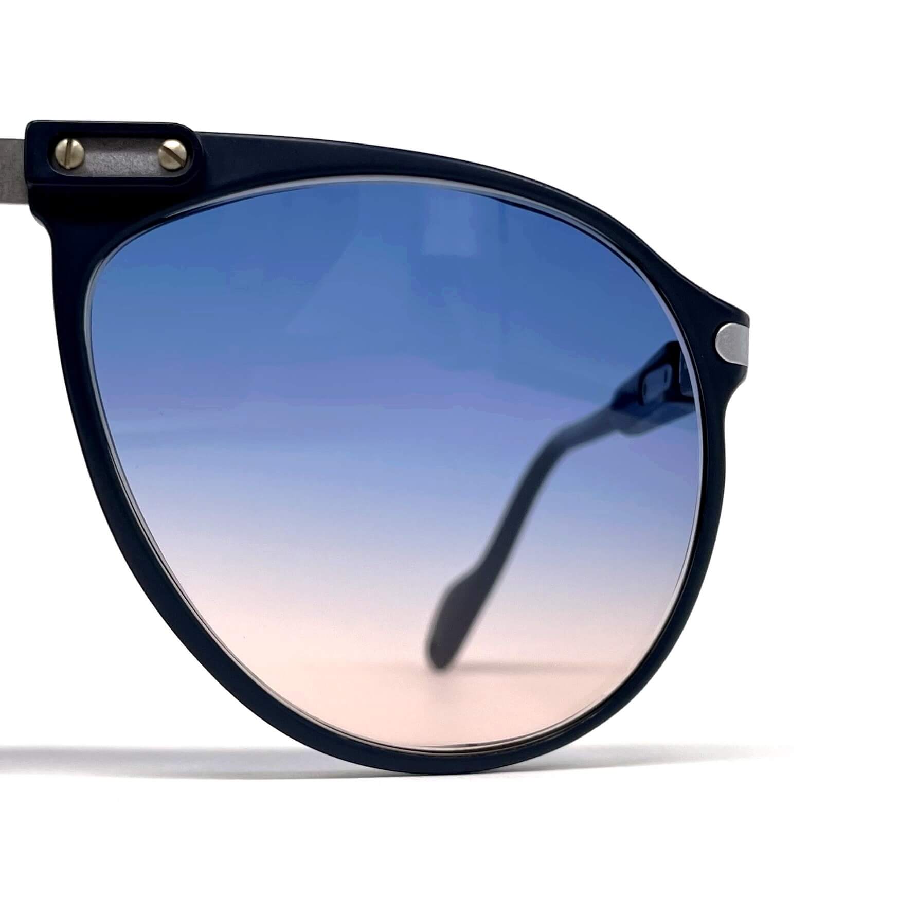 Vintage UVEX "Sportstyle 74" blue aviator sports sunglasses