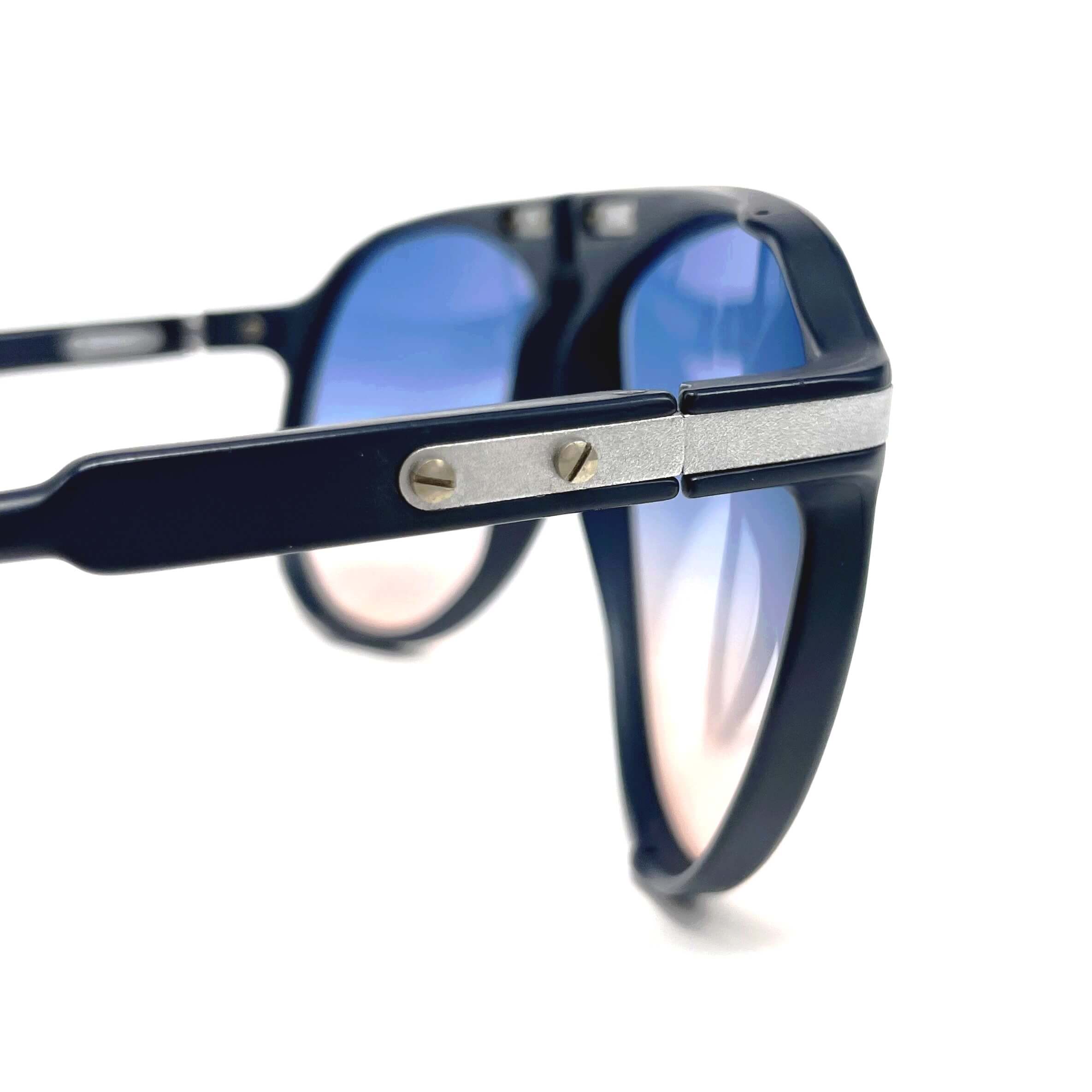 Vintage UVEX "Sportstyle 74" blue aviator sports sunglasses