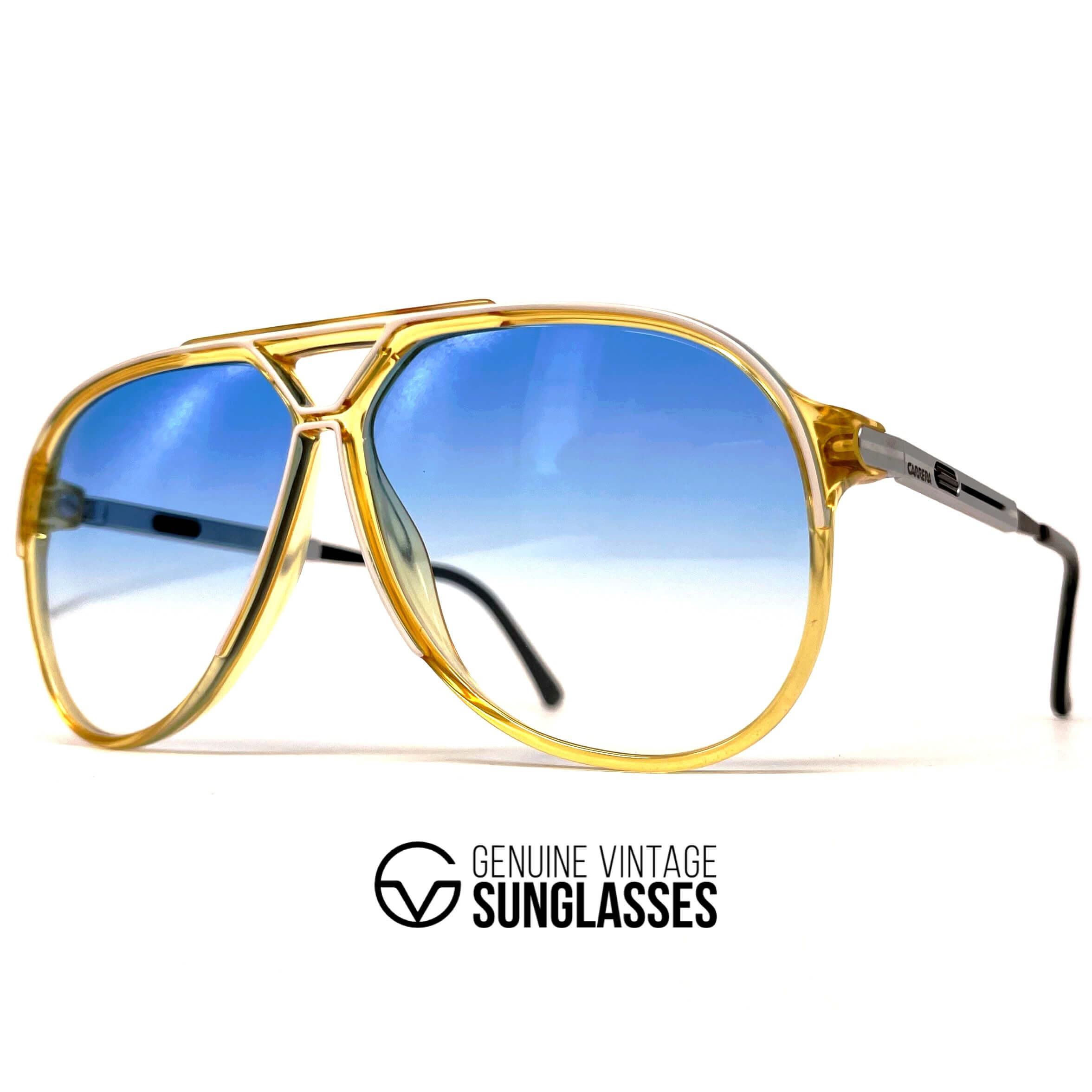 Vintage CARRERA 5310E VARIO rare aviator sunglasses