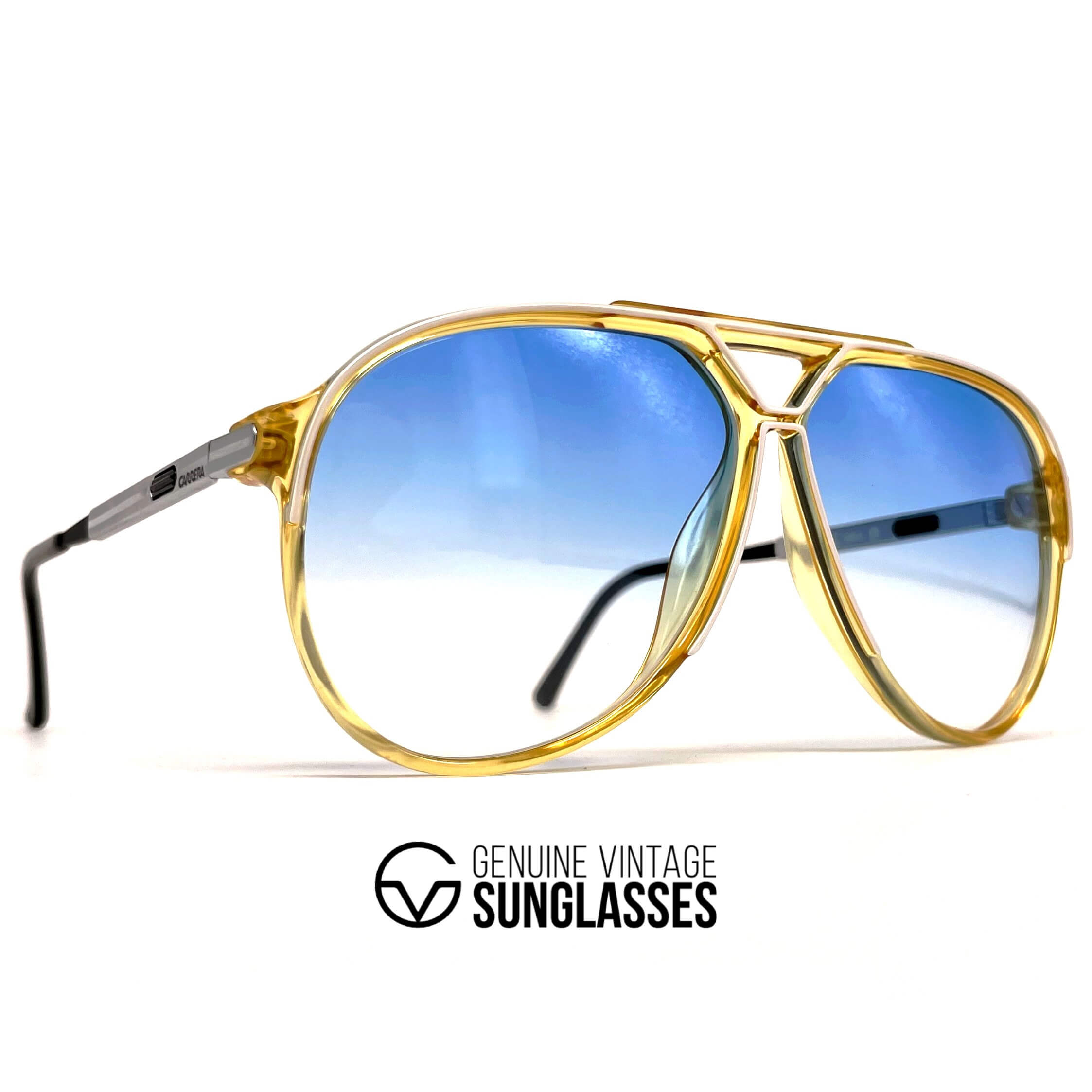Vintage CARRERA 5310E VARIO rare aviator sunglasses