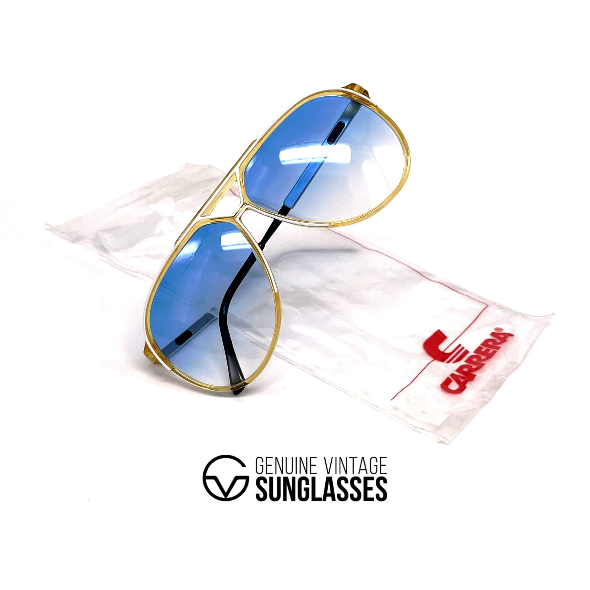 Vintage CARRERA 5310E VARIO rare aviator sunglasses
