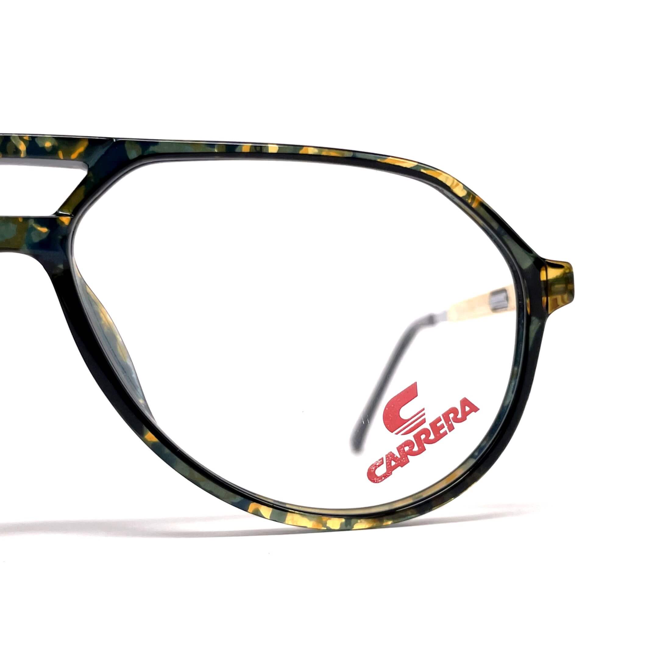 Vintage CARRERA 5389 VARIO marbled aviator glasses frames