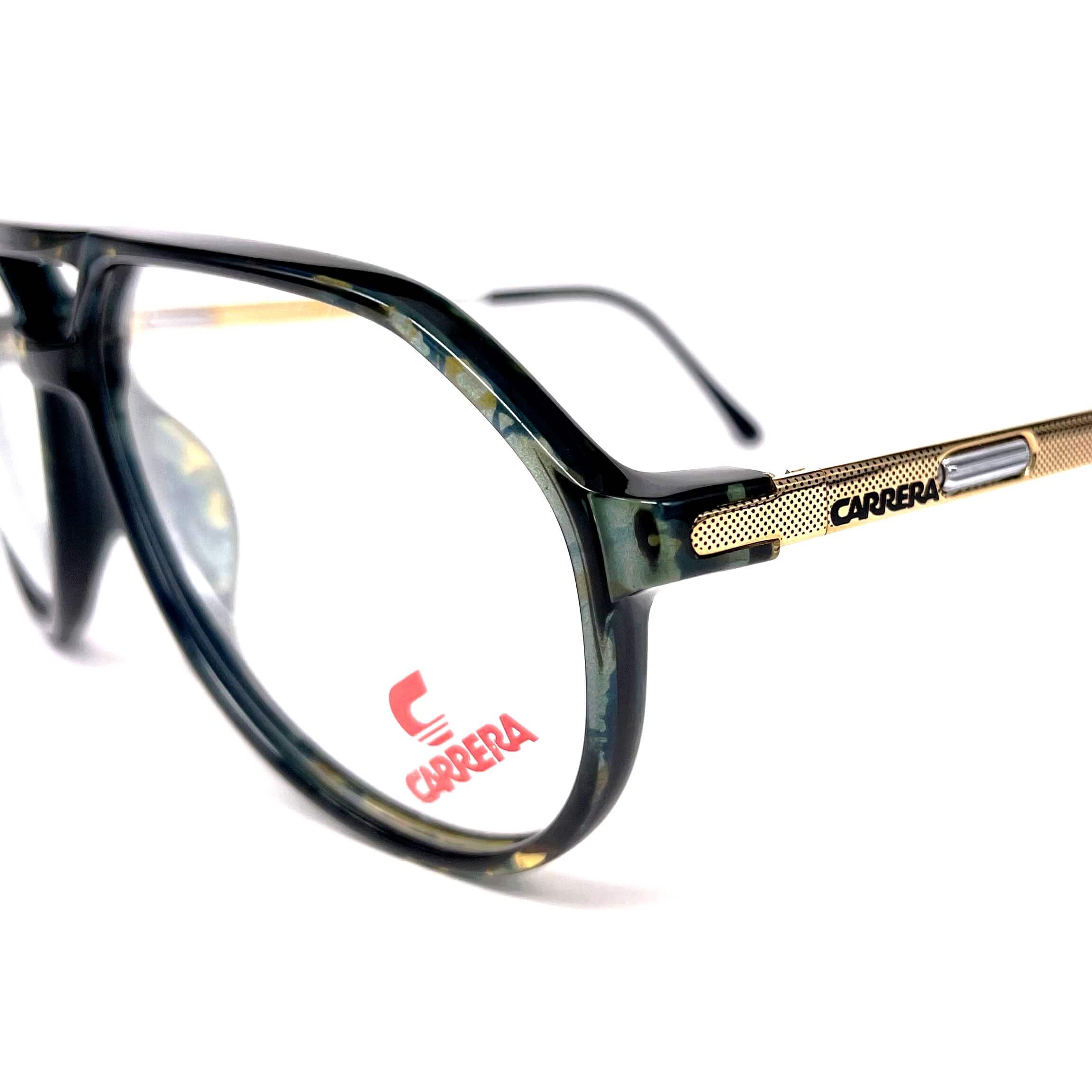 Vintage CARRERA 5389 VARIO marbled aviator glasses frames