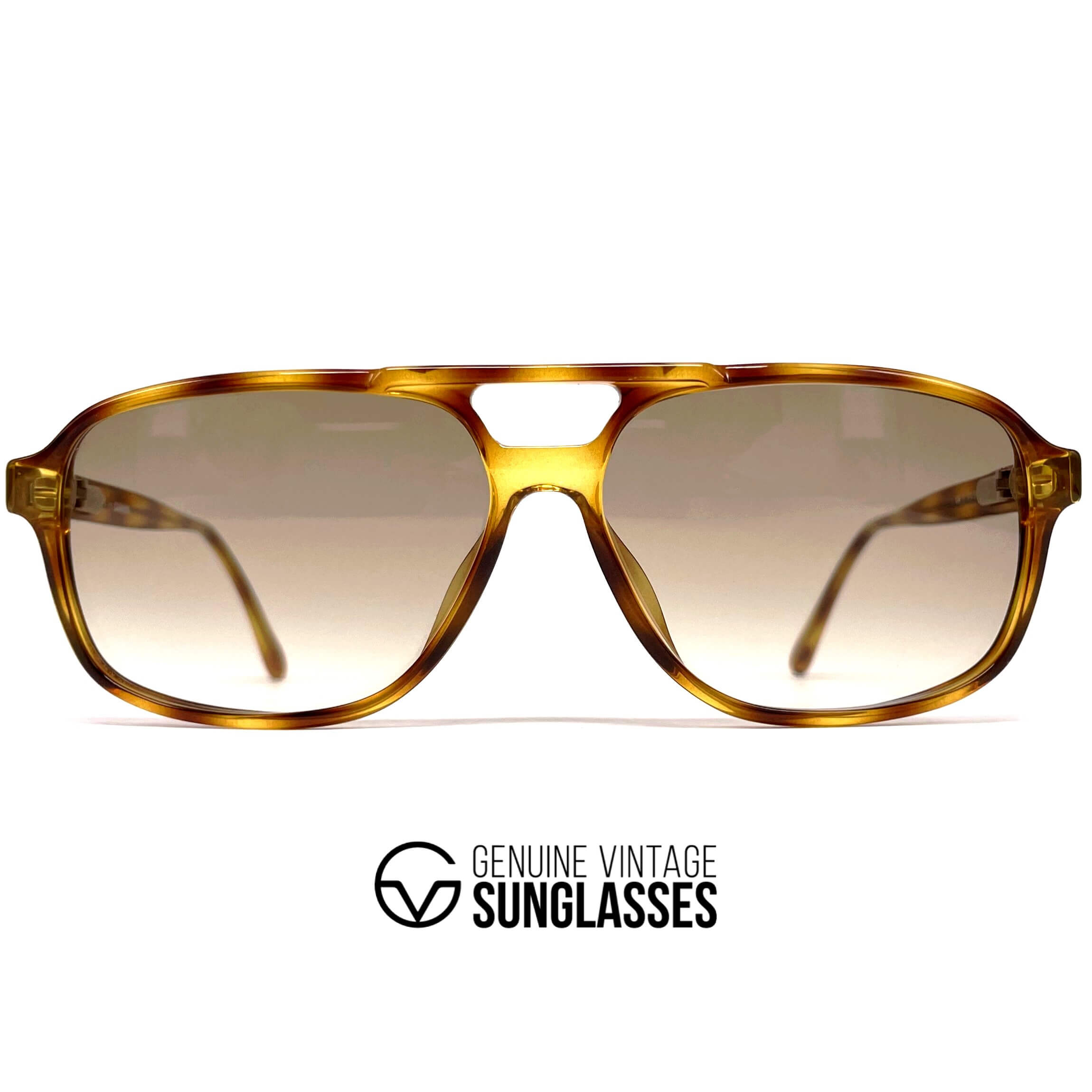 Vintage CARRERA 5394 tortoise shell aviator designer sunglasses