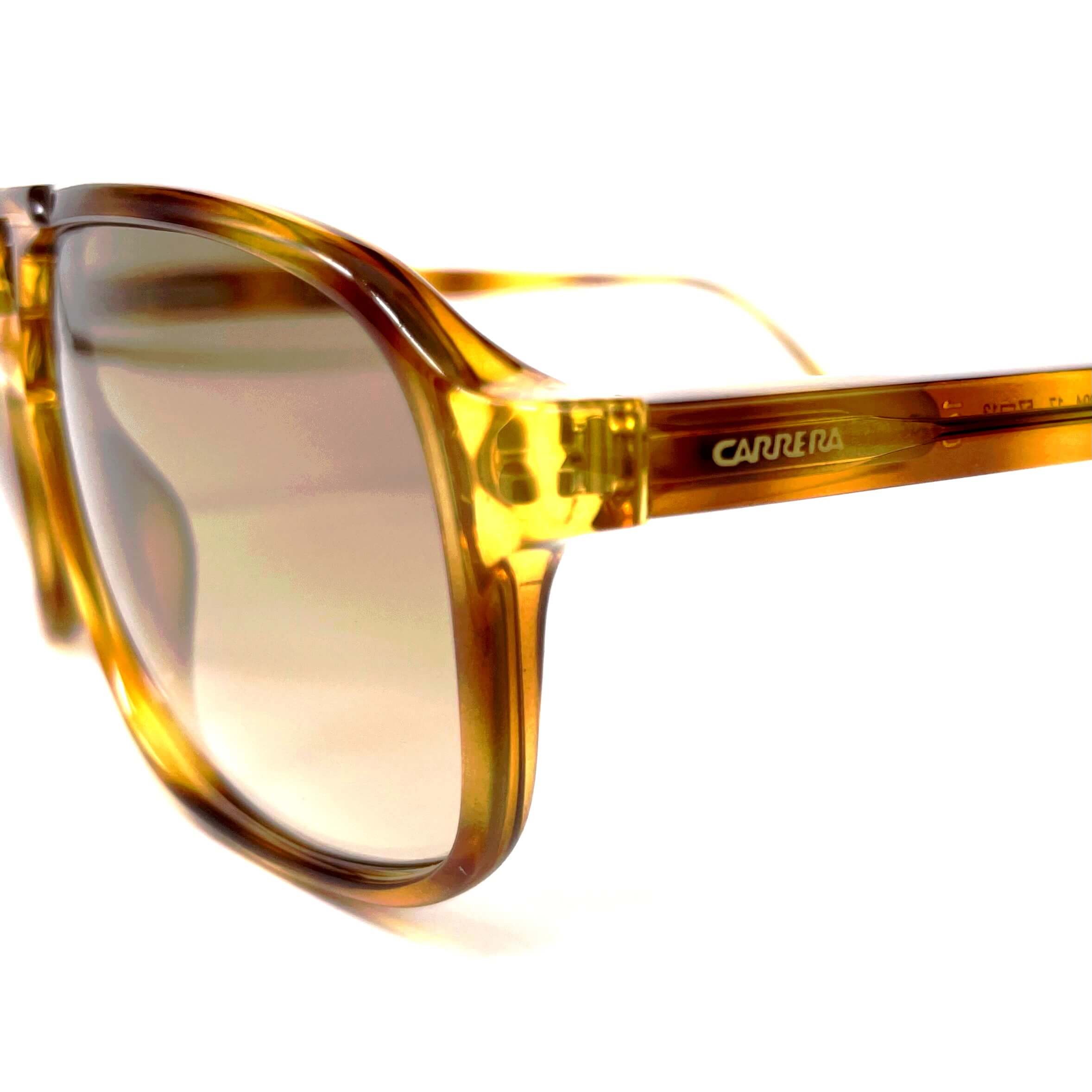 Vintage CARRERA 5394 tortoise shell aviator designer sunglasses