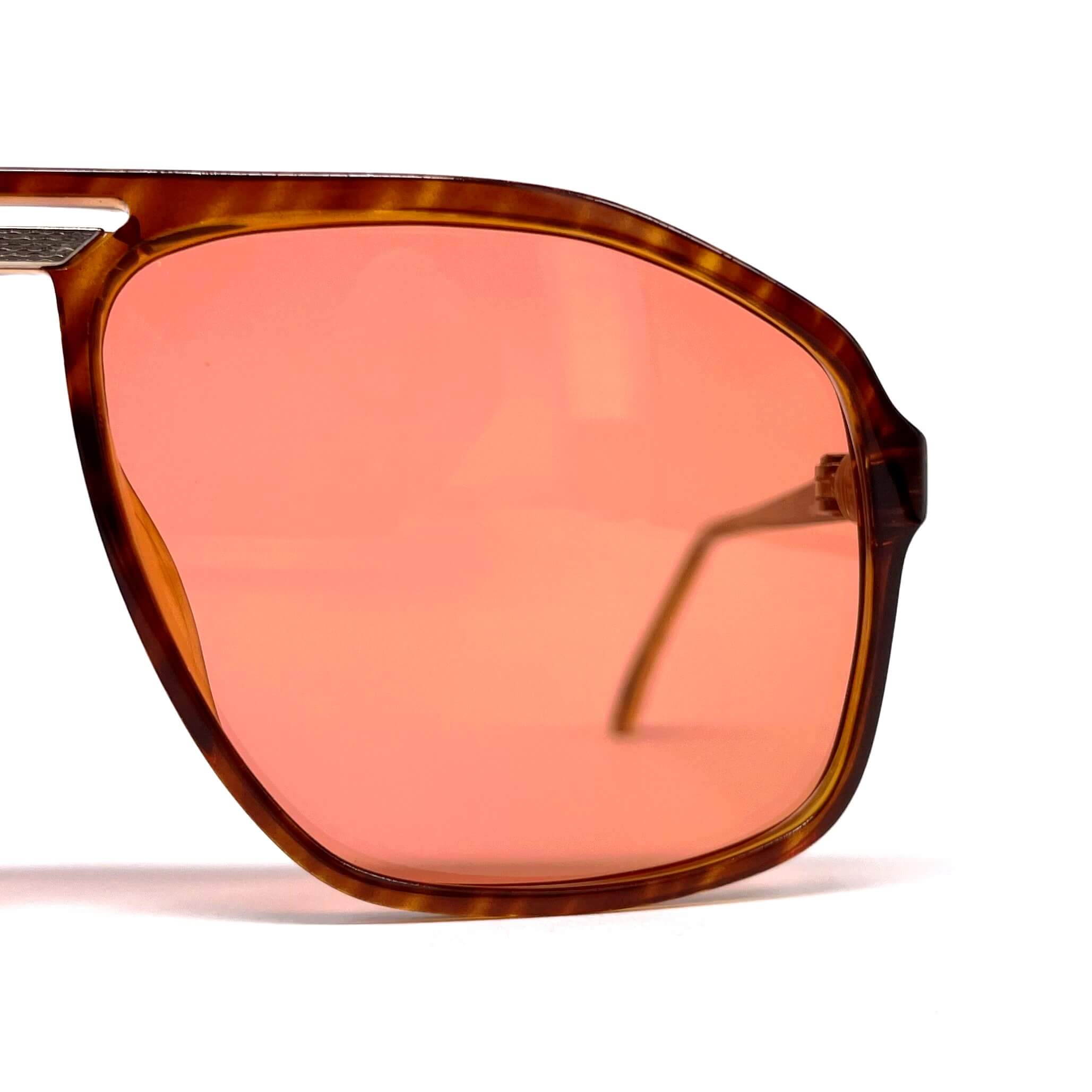 Vintage DUNHILL 6097 tortoise orange luxury sunglasses