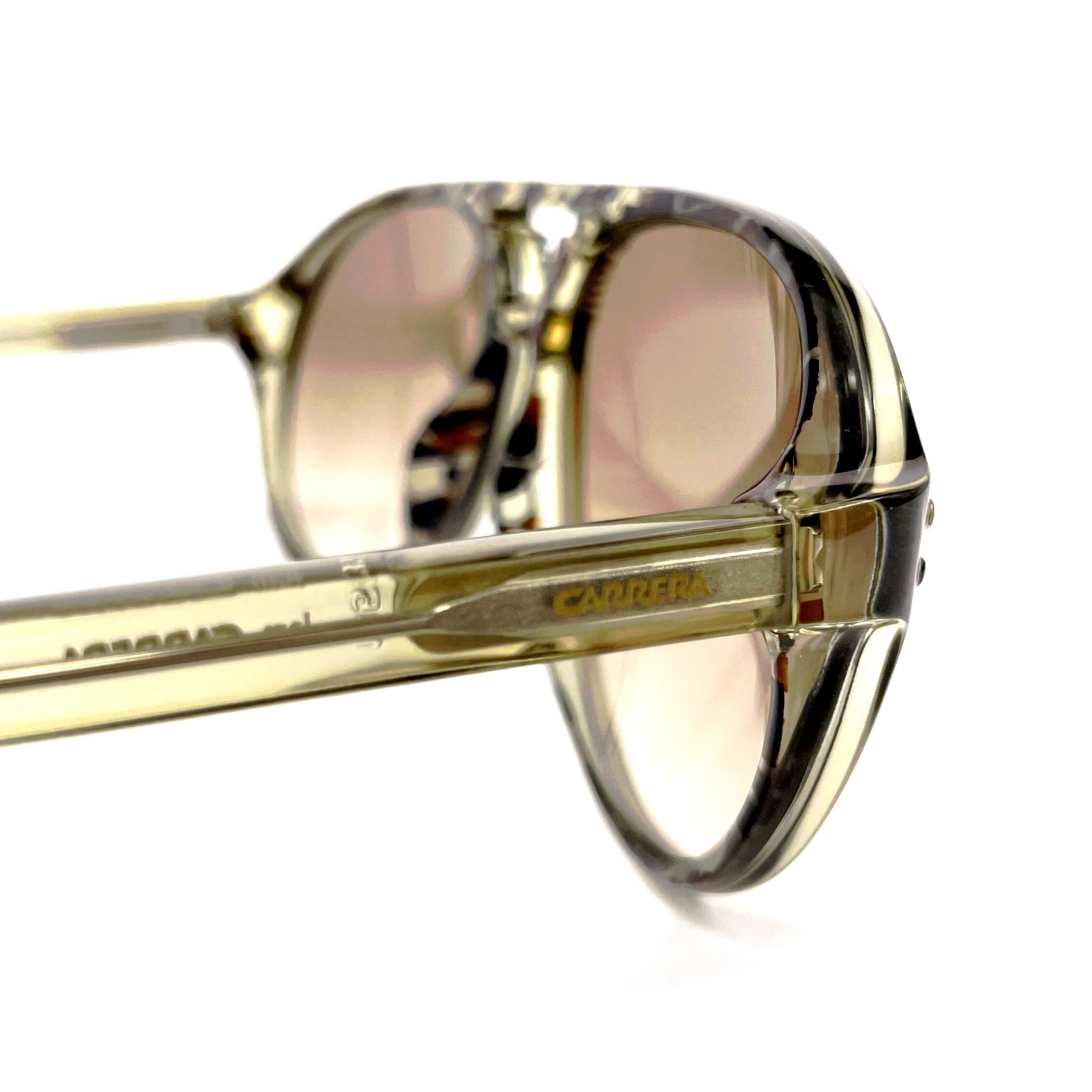 Vintage CARRERA 5747 marbled aviator designer sunglasses