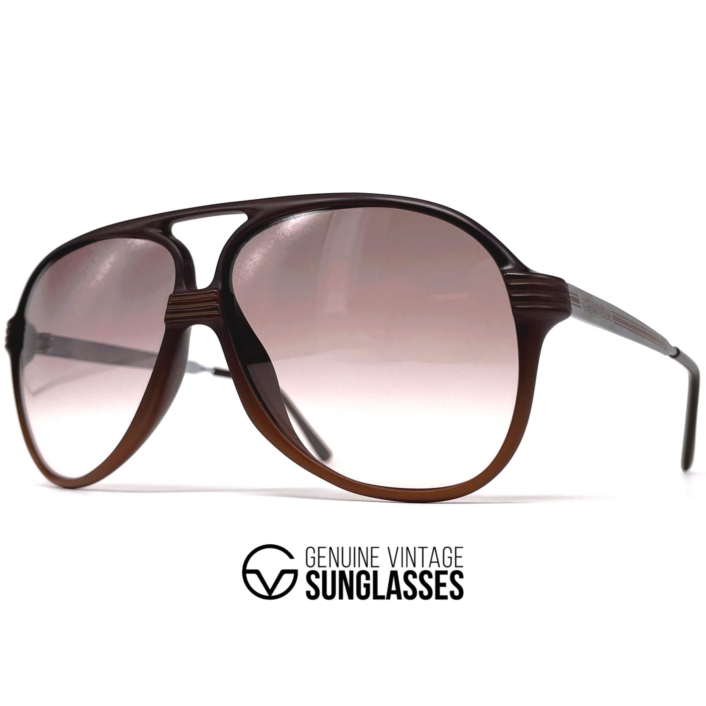 Vintage CARRERA 5533 duo matte XXL aviator sunglasses