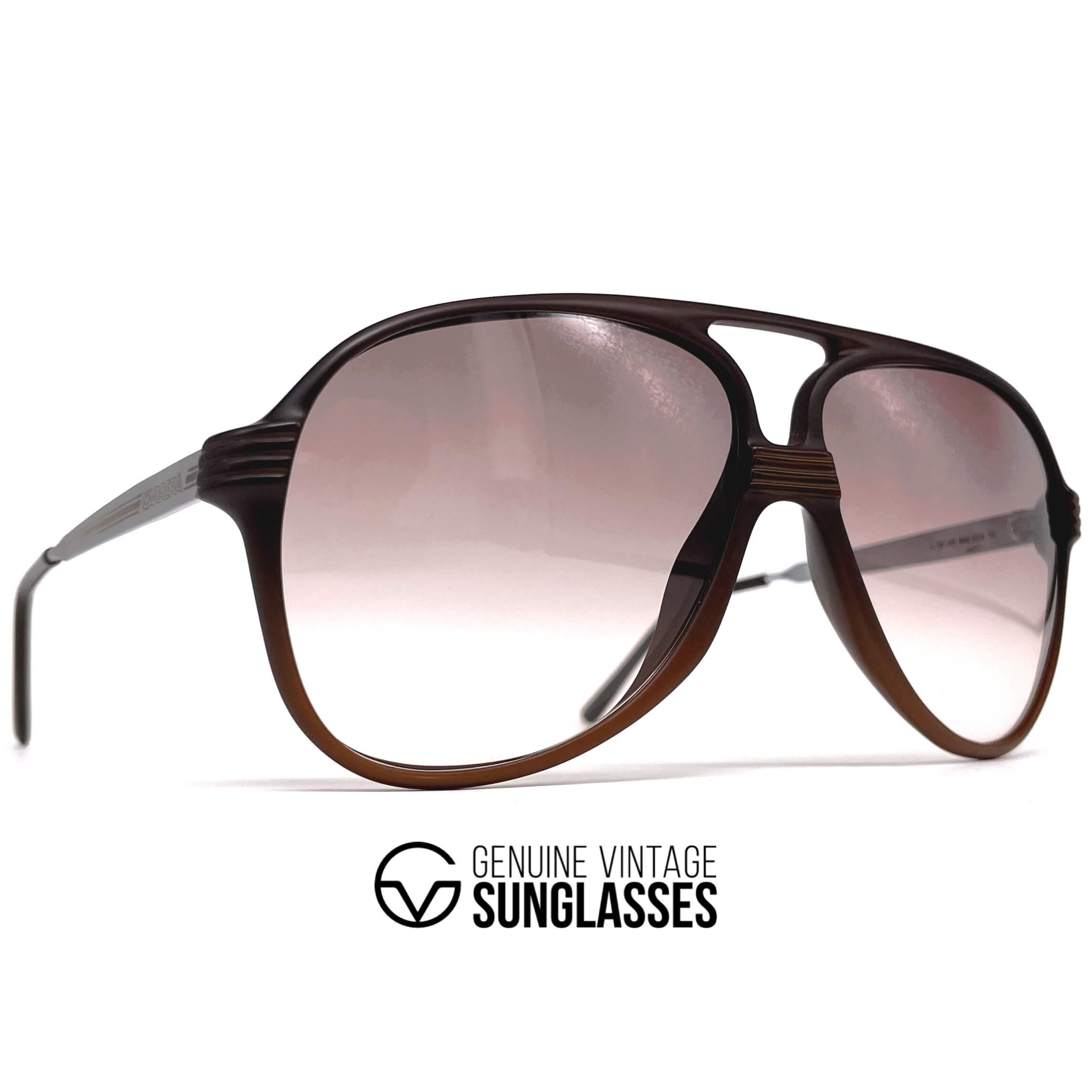 Vintage CARRERA 5533 duo matte XXL aviator sunglasses