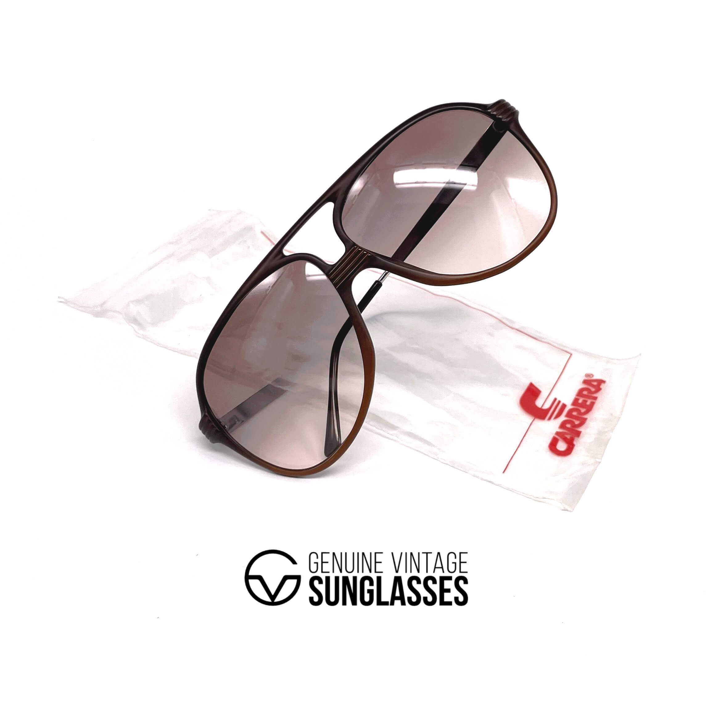 Vintage CARRERA 5533 duo matte XXL aviator sunglasses