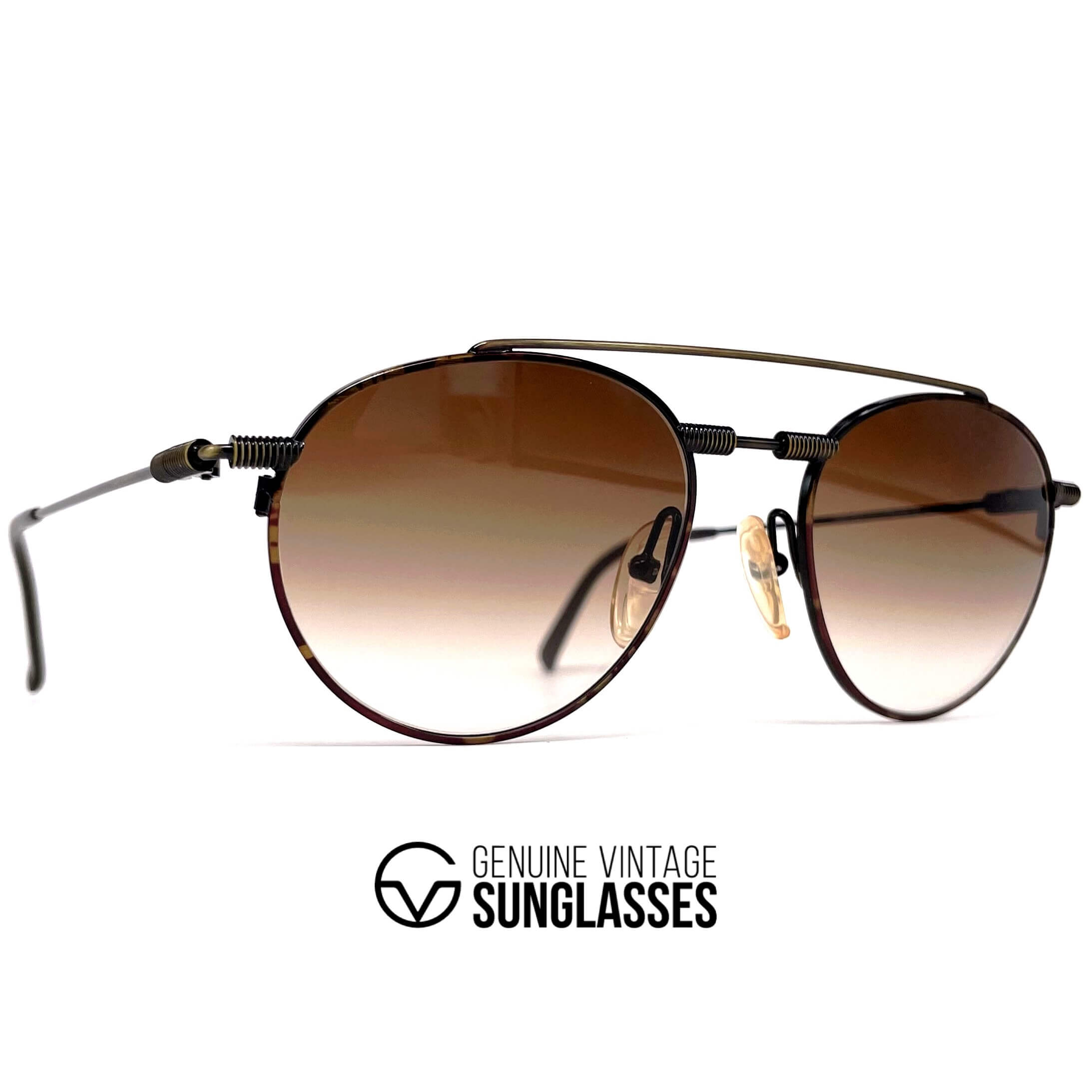 Vintage CARRERA 5756 rare havana aviatior sunglasses
