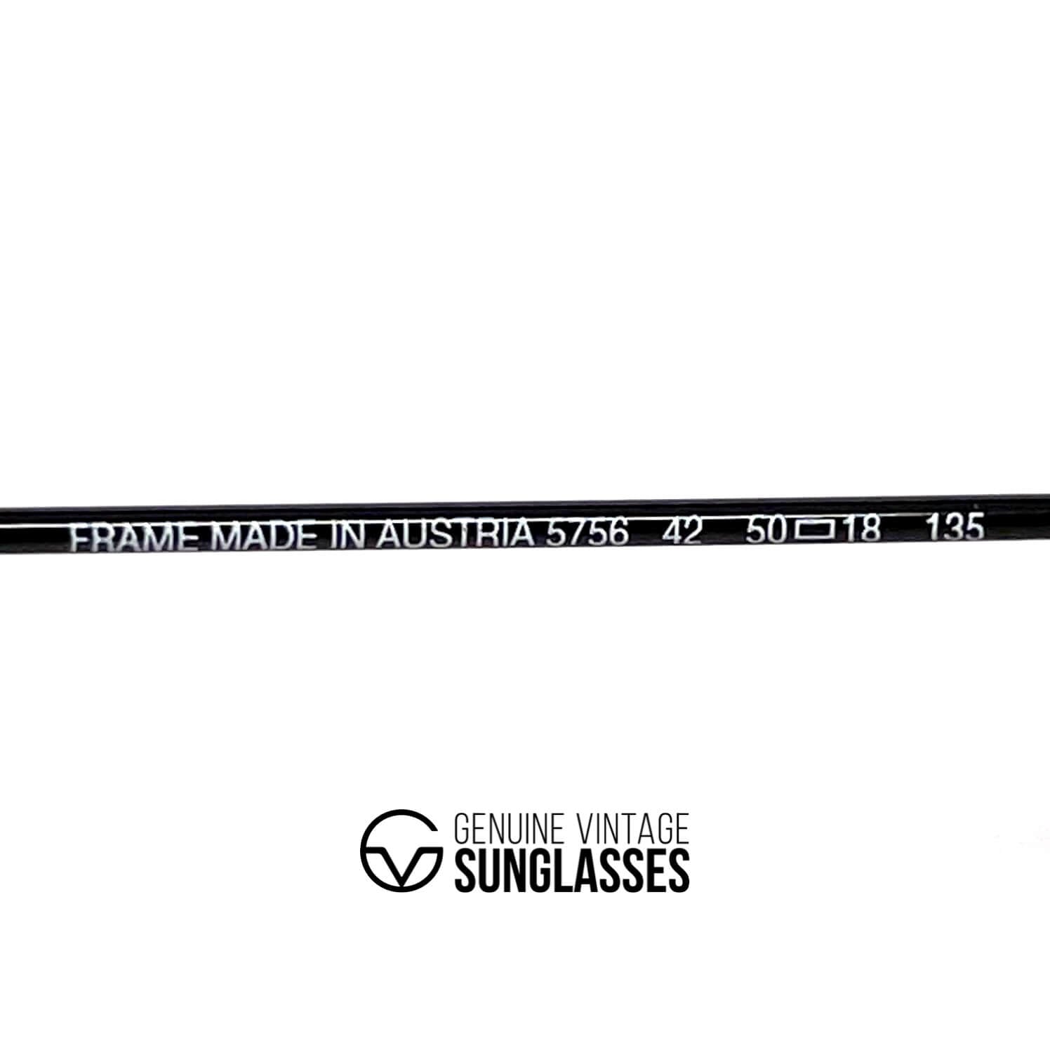 Vintage CARRERA 5756 rare havana aviatior sunglasses