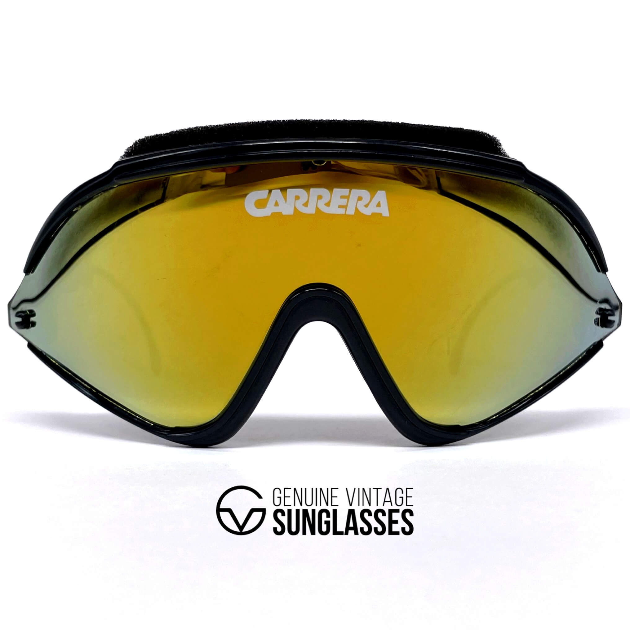Vintage CARRERA 5435 VARIO rare black sports sunglasses