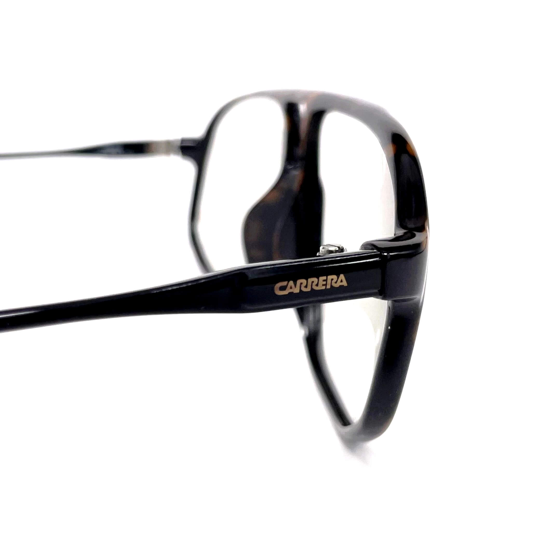 Vintage CARRERA 5325 havana aviator designer glasses frames