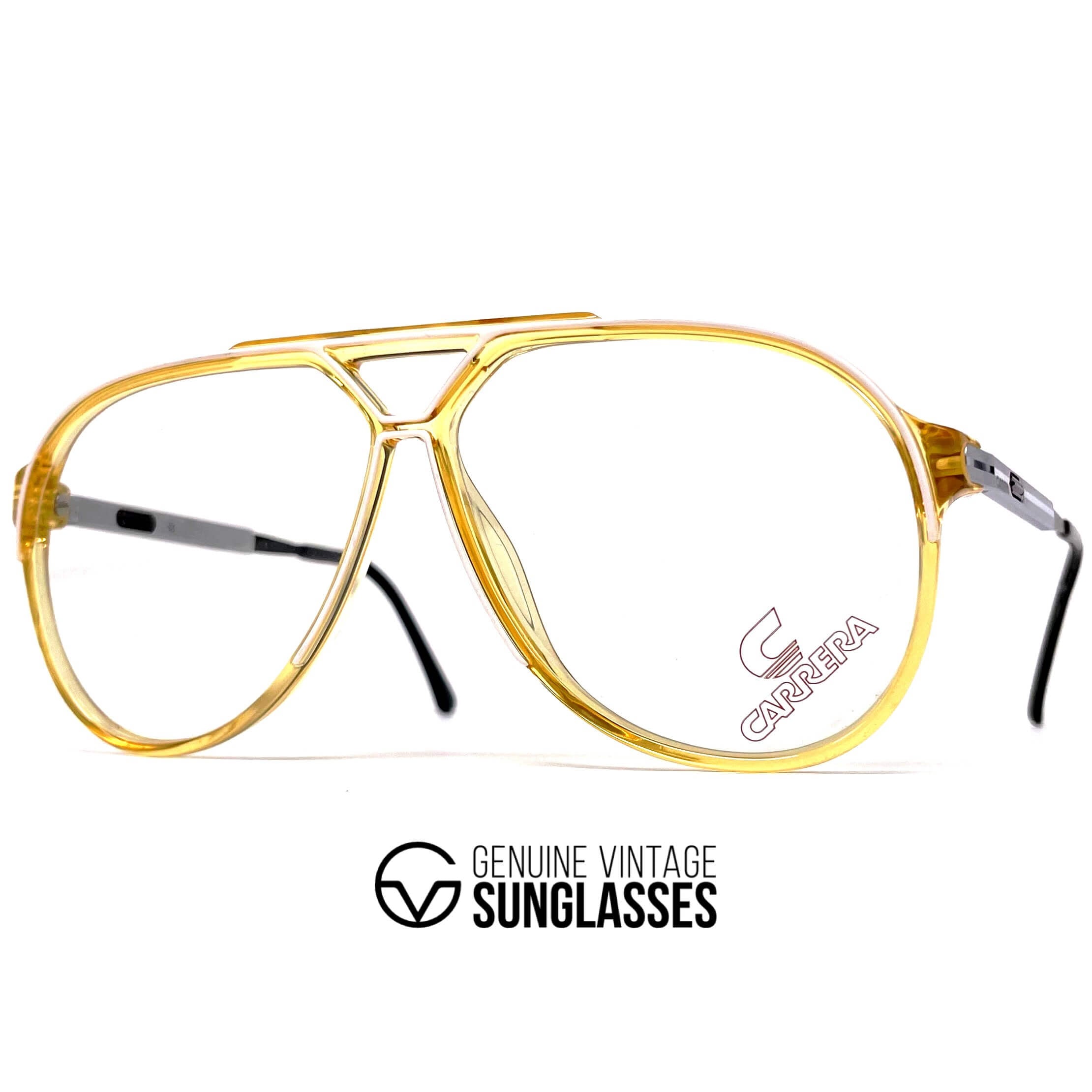 Vintage CARRERA 5310E VARIO rare aviator glasses frames