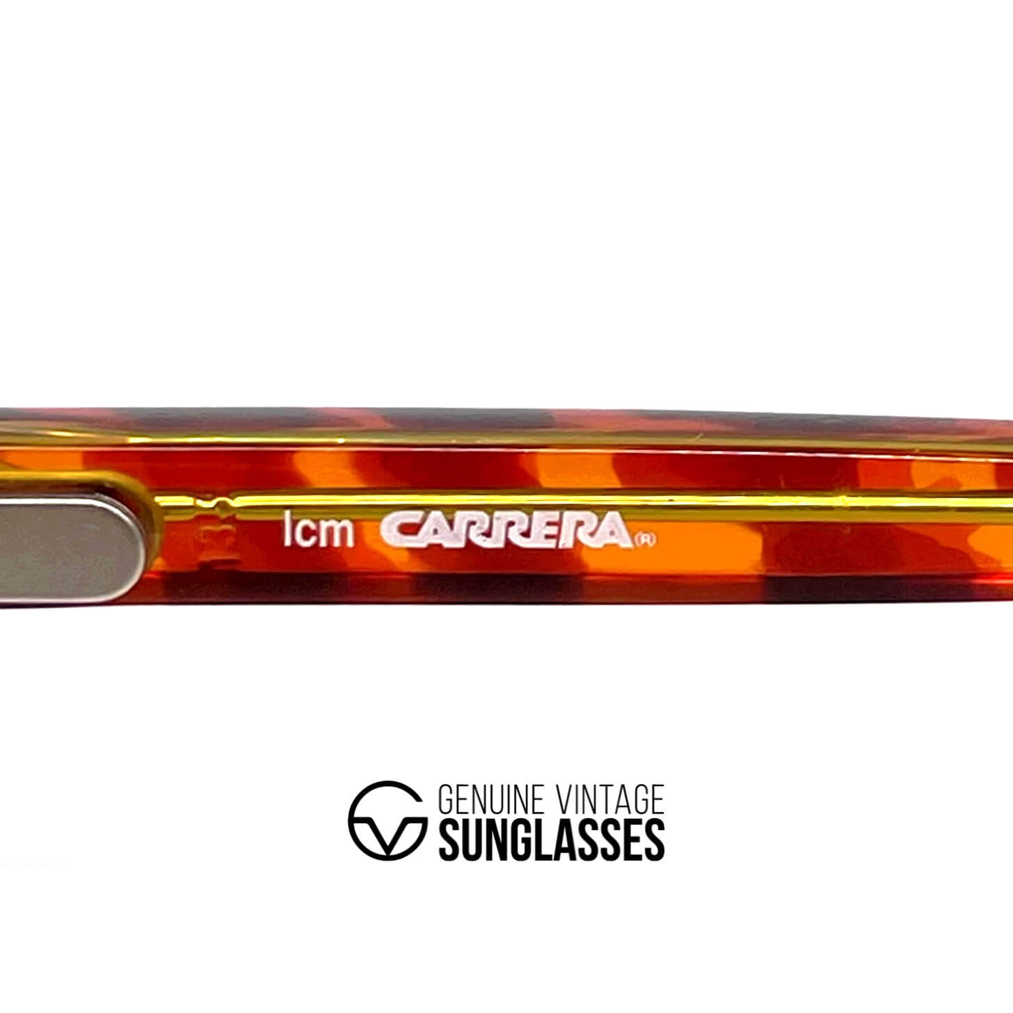 Vintage CARRERA 5747 tortoise shell aviator designer glasses frames