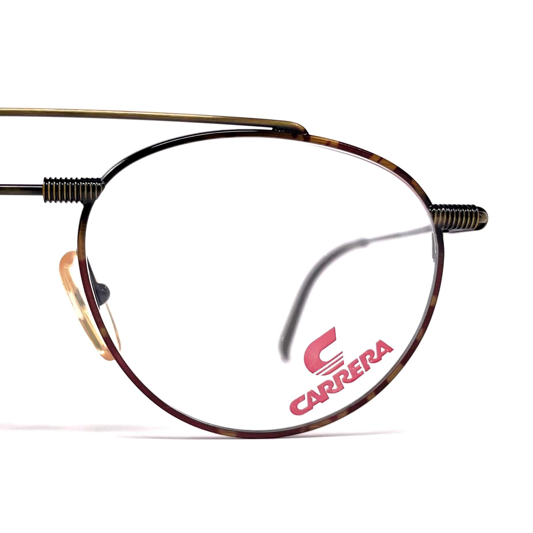 Vintage CARRERA 5756 rare havana aviatior glasses frames