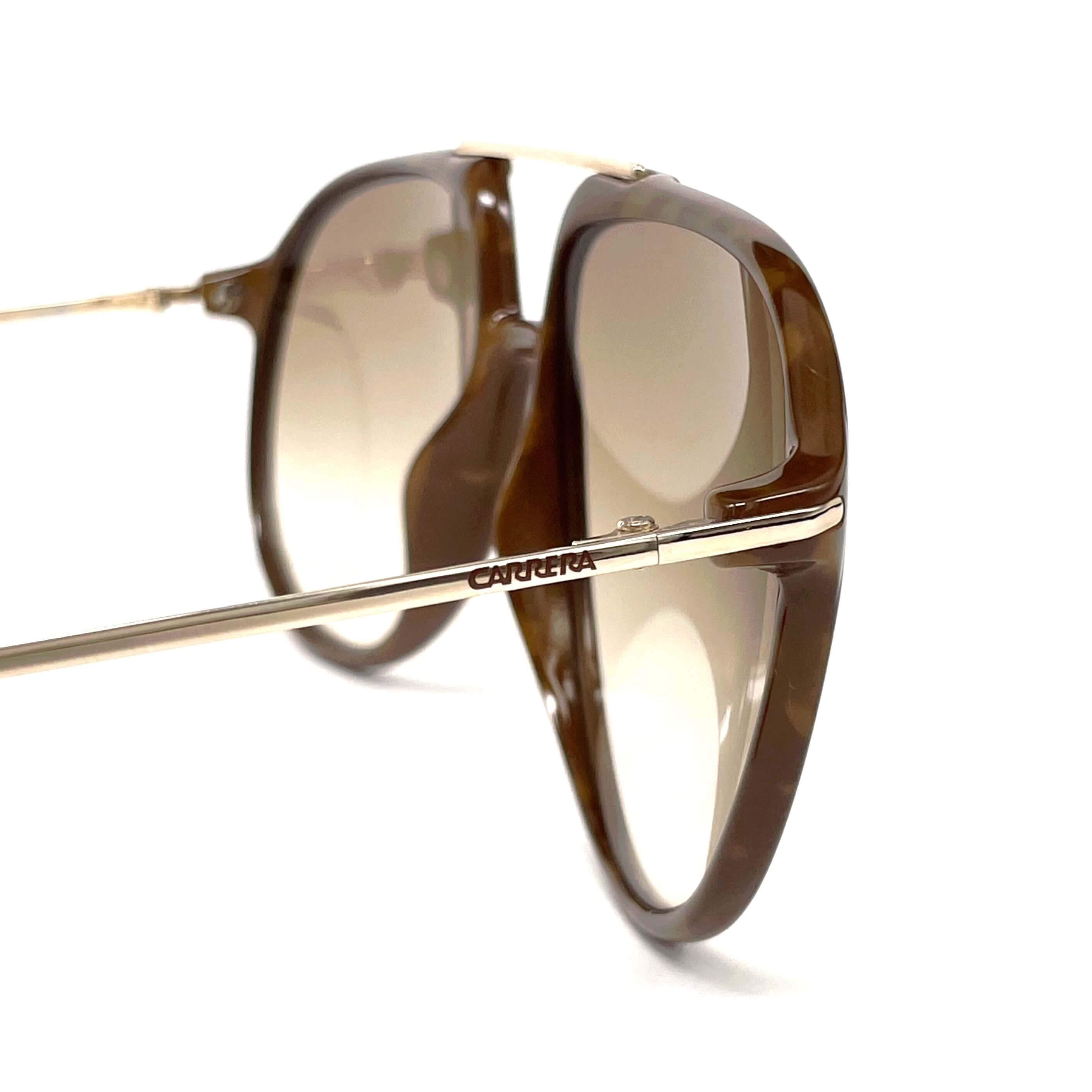 Vintage CARRERA 5327 root wood XL designer sunglasses
