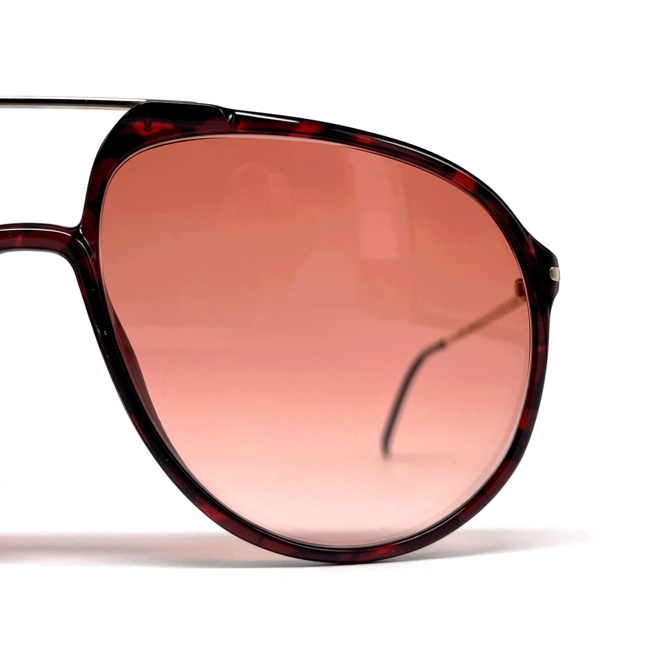 Vintage CARRERA 5327 red havana XL designer sunglasses